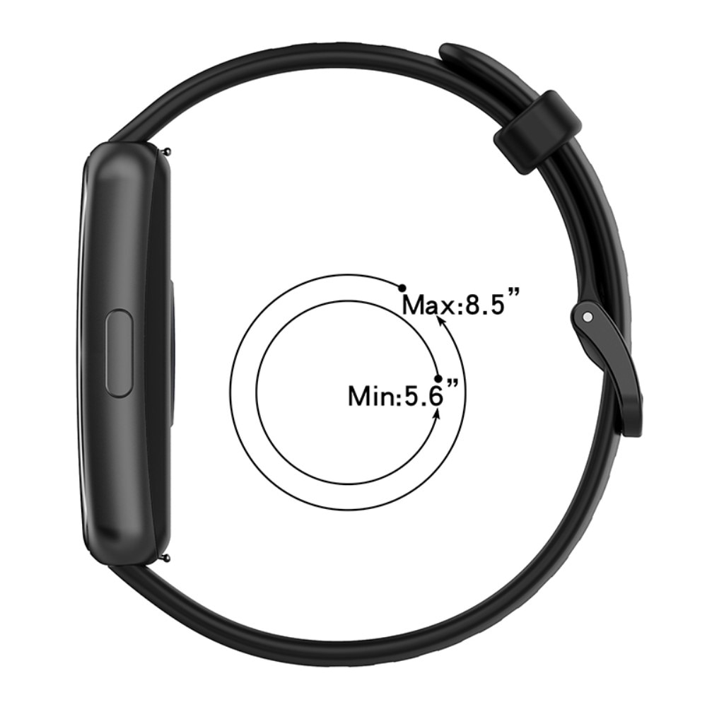 Silikonarmband Huawei Band 7 svart