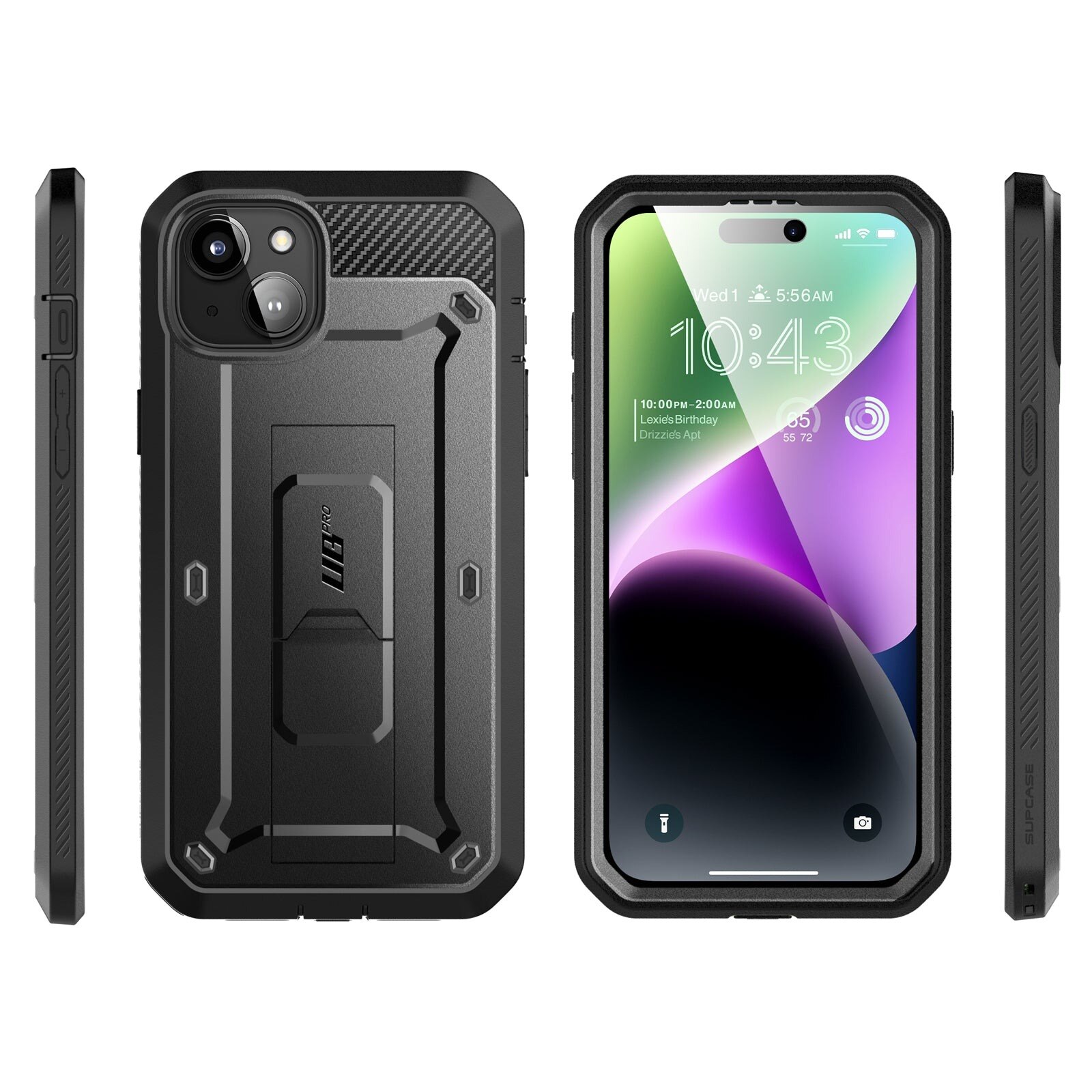 Unicorn Beetle Pro Case iPhone 15 Plus Black