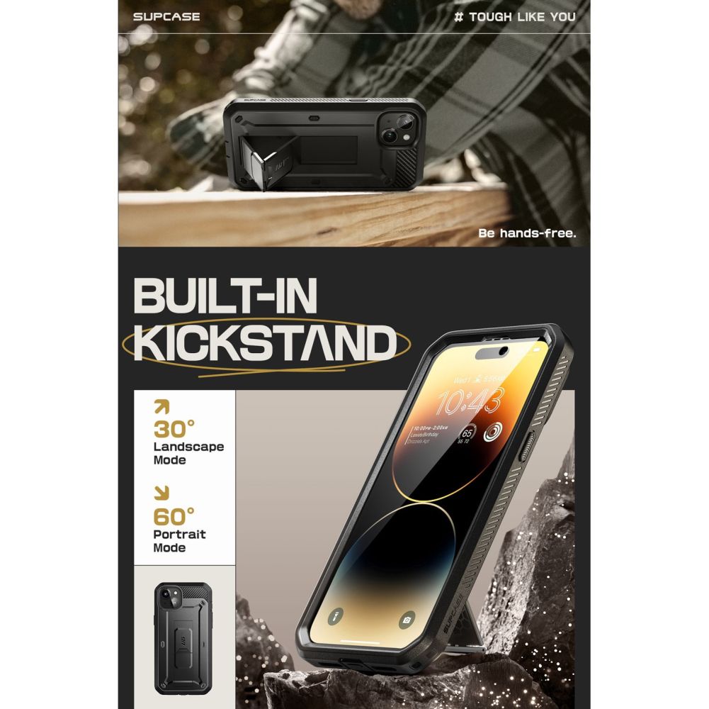 Unicorn Beetle Pro Case iPhone 15 Plus Black