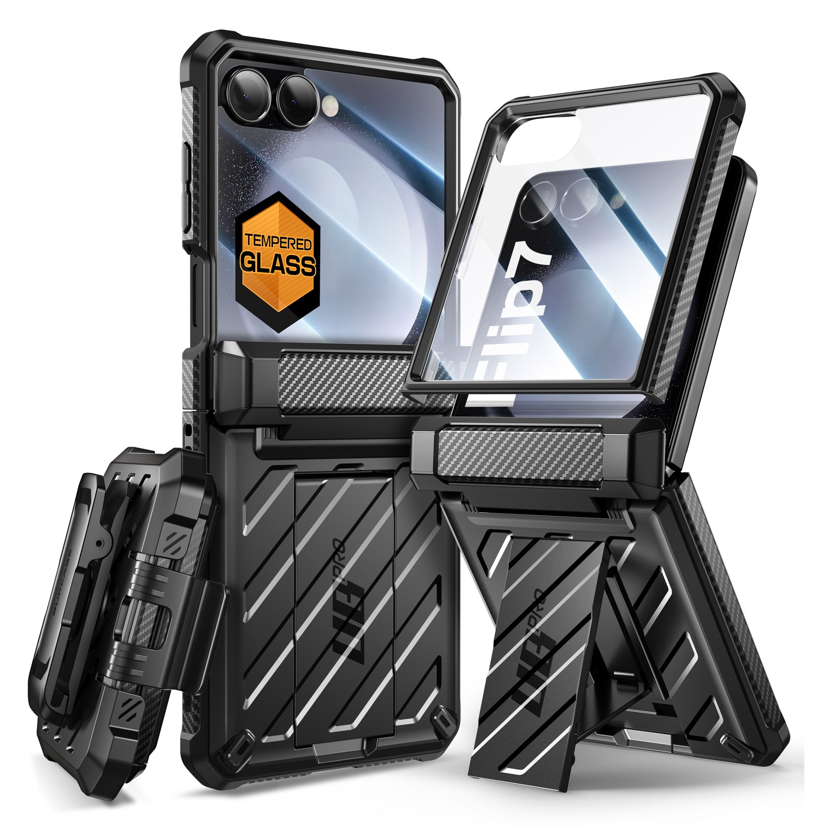 Unicorn Beetle Pro Case Samsung Galaxy Z Flip 7 Black
