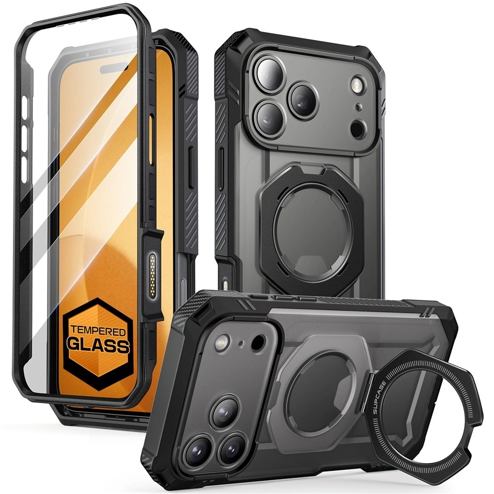 Unicorn Beetle Grip Pro MagSafe Skal iPhone 17 Pro Max svart