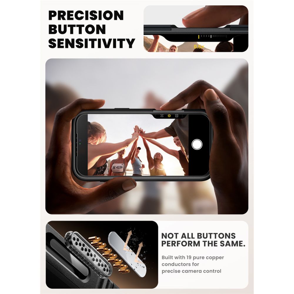 Ares Flip MagSafe Skal iPhone 17 Pro svart