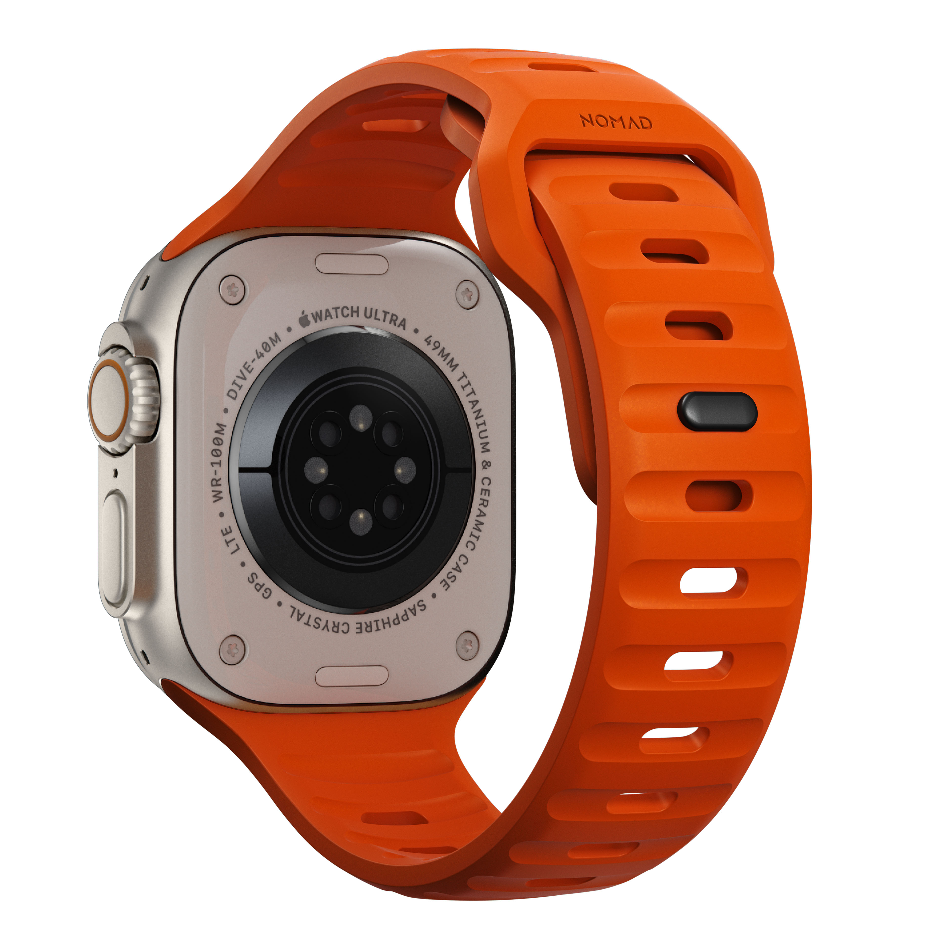 Apple Watch 45mm Series 9 Sport Band Ultra Orange