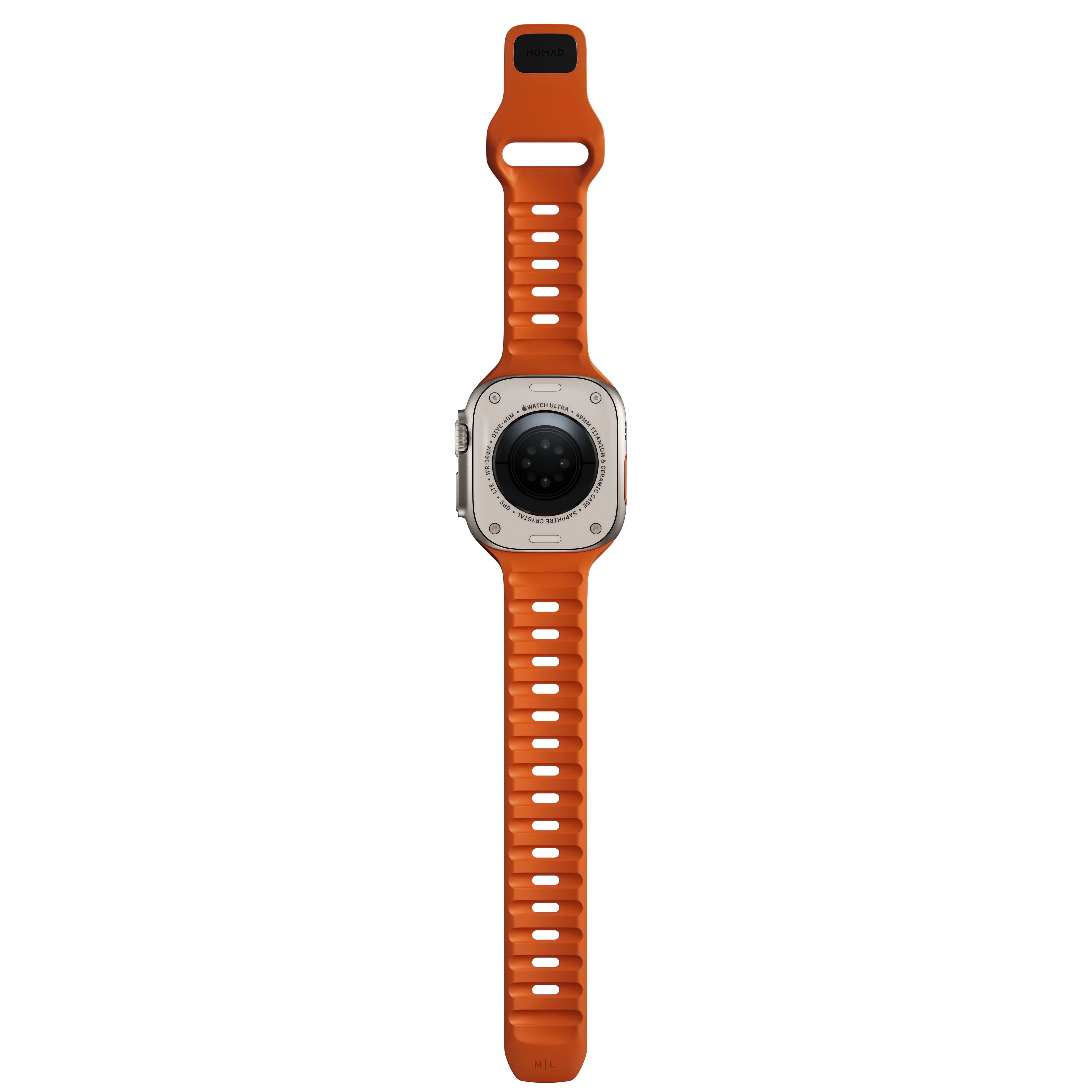 Apple Watch 45mm Series 9 Sport Band Ultra Orange