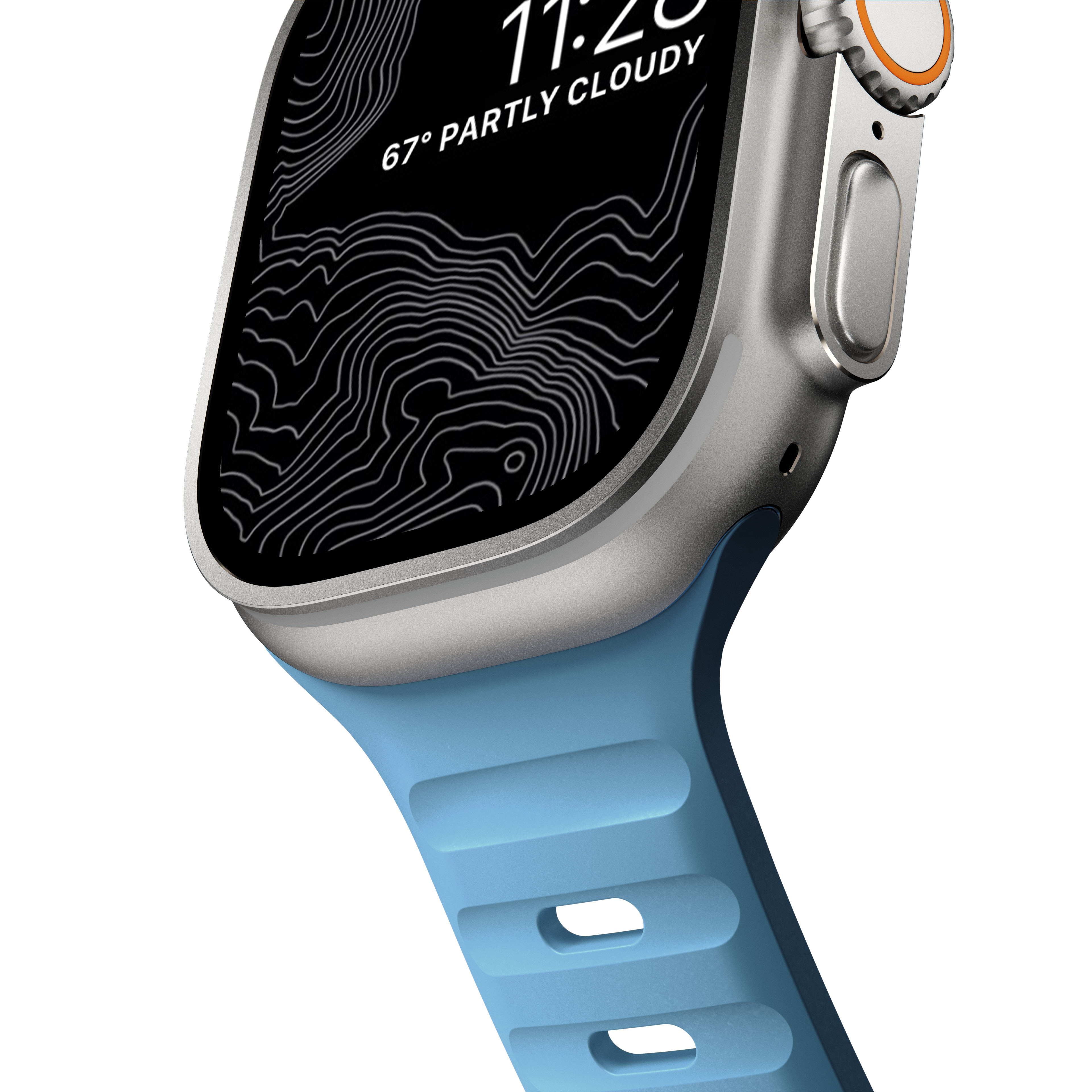 Apple Watch SE 44mm Sport Band Electric Blue