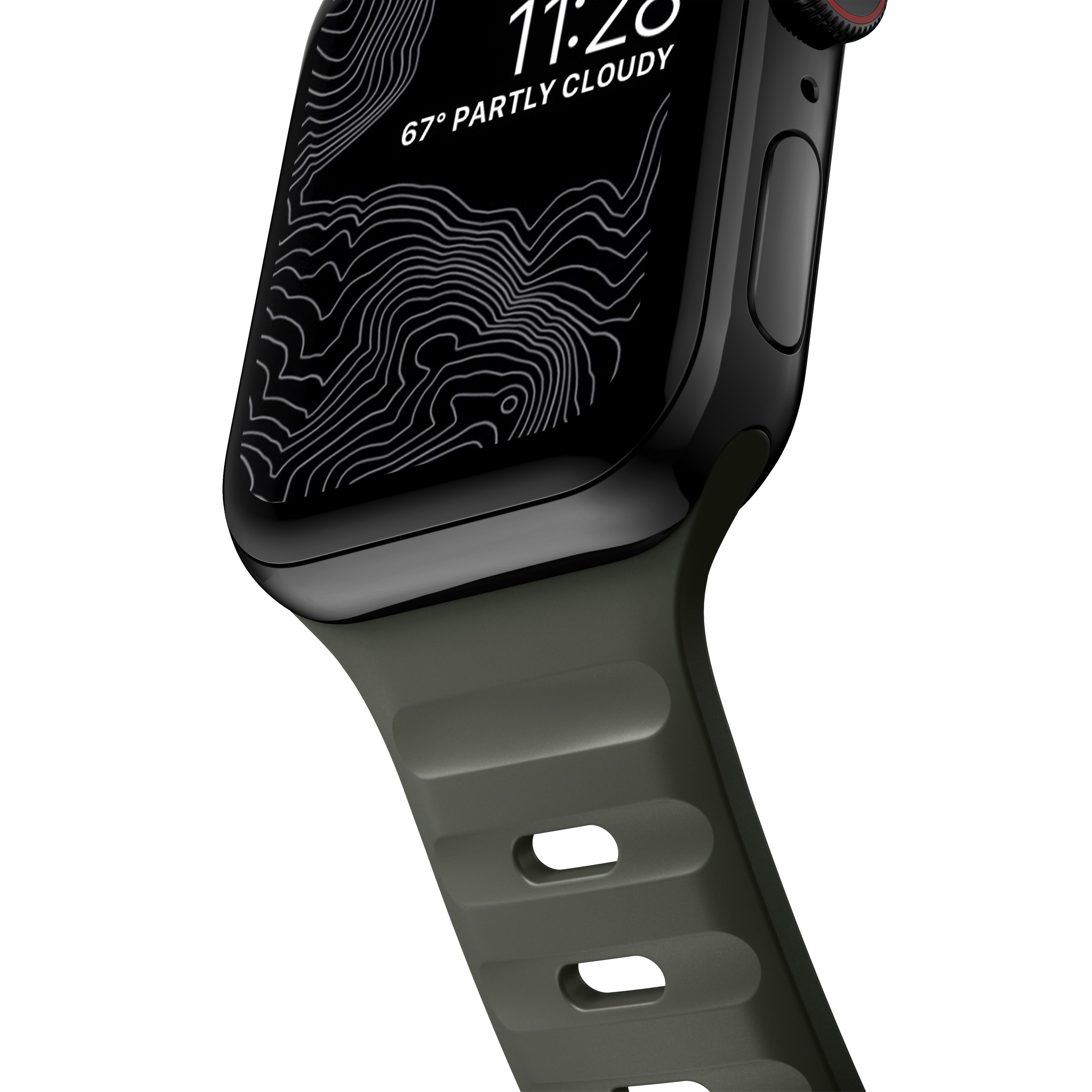 Apple Watch Series 10 42mm Sport Band Ash Green