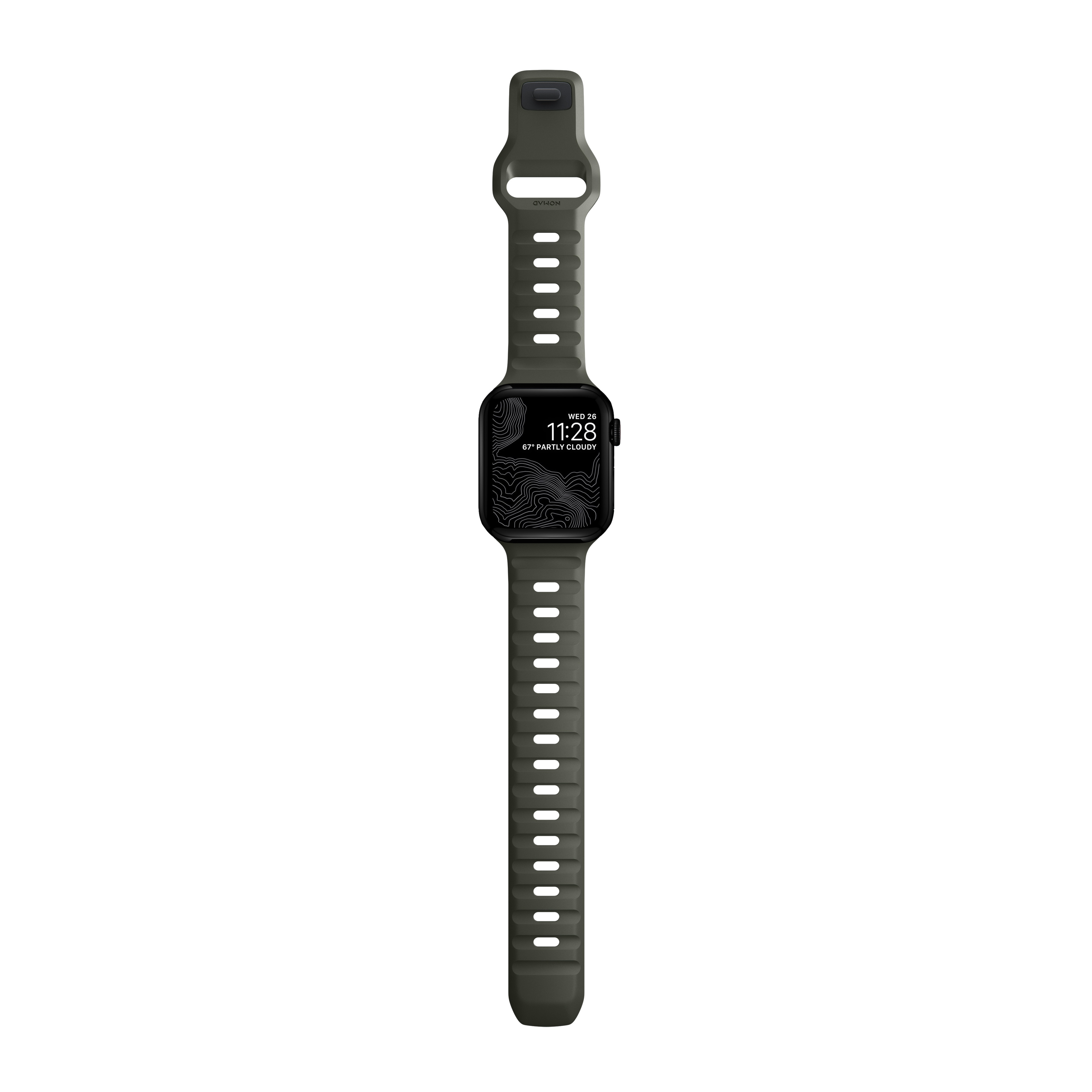 Apple Watch SE 40mm Sport Band Ash Green