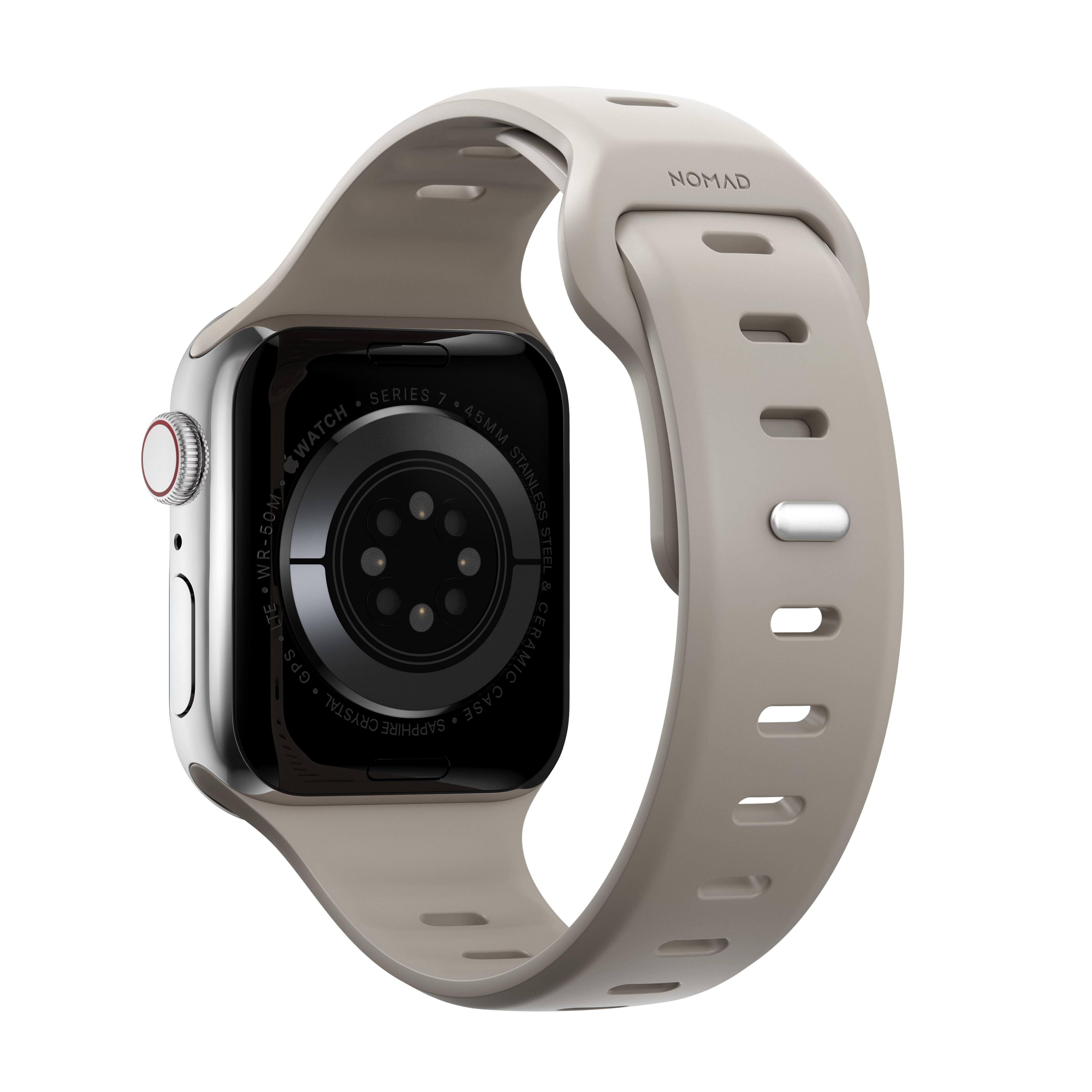 Apple Watch 45mm Series 9 Sport Band Slim Bone