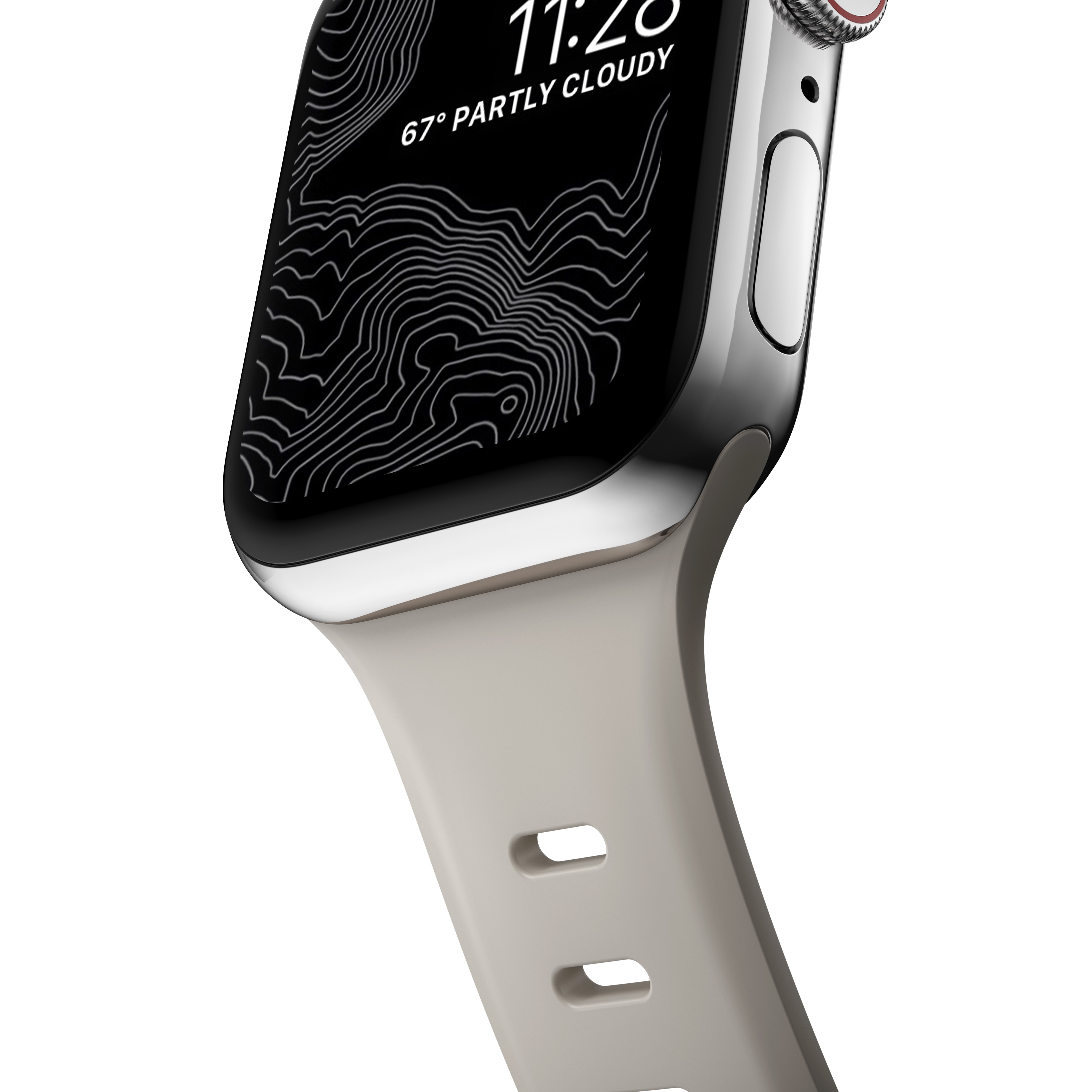 Apple Watch 45mm Series 9 Sport Band Slim Bone