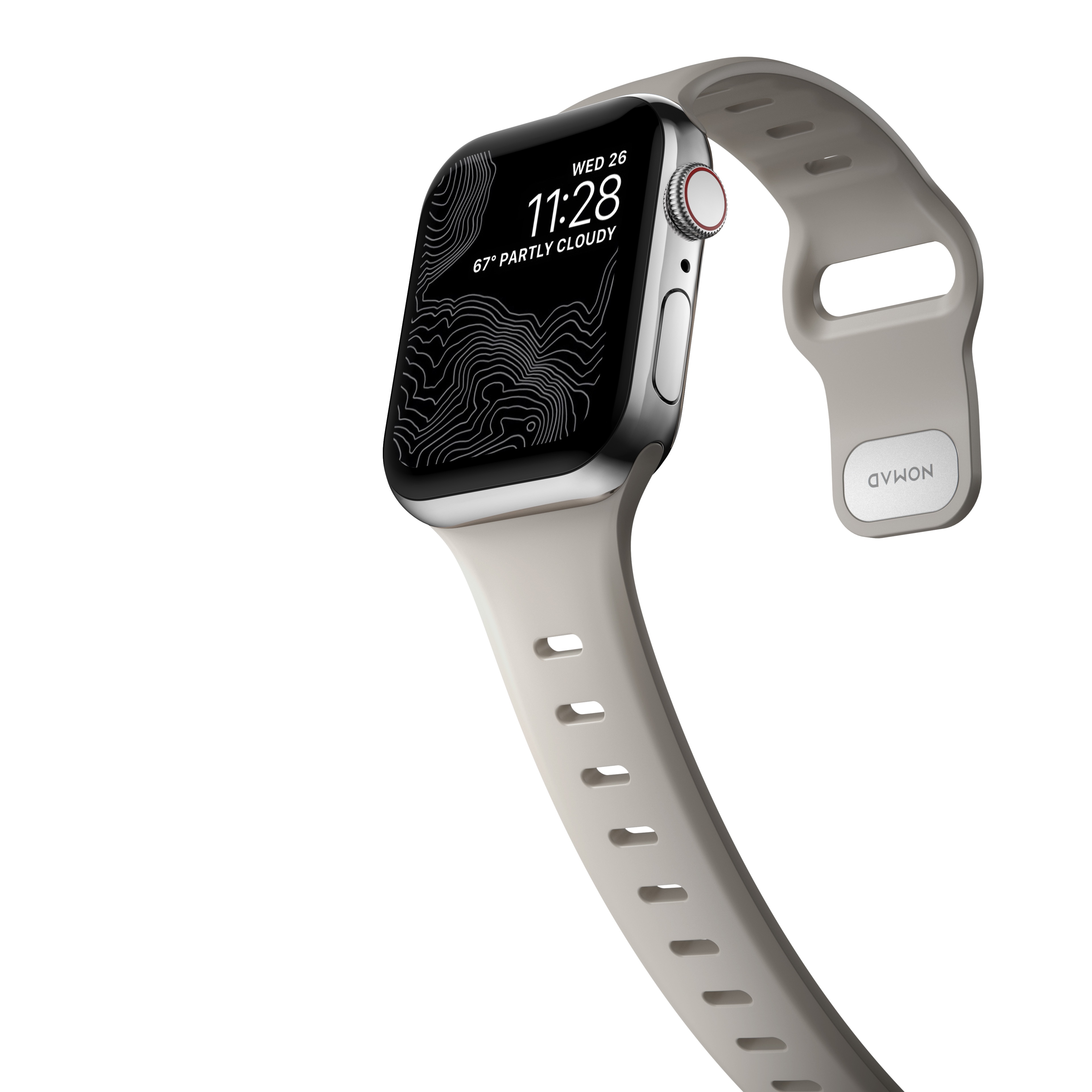 Apple Watch 45mm Series 9 Sport Band Slim Bone