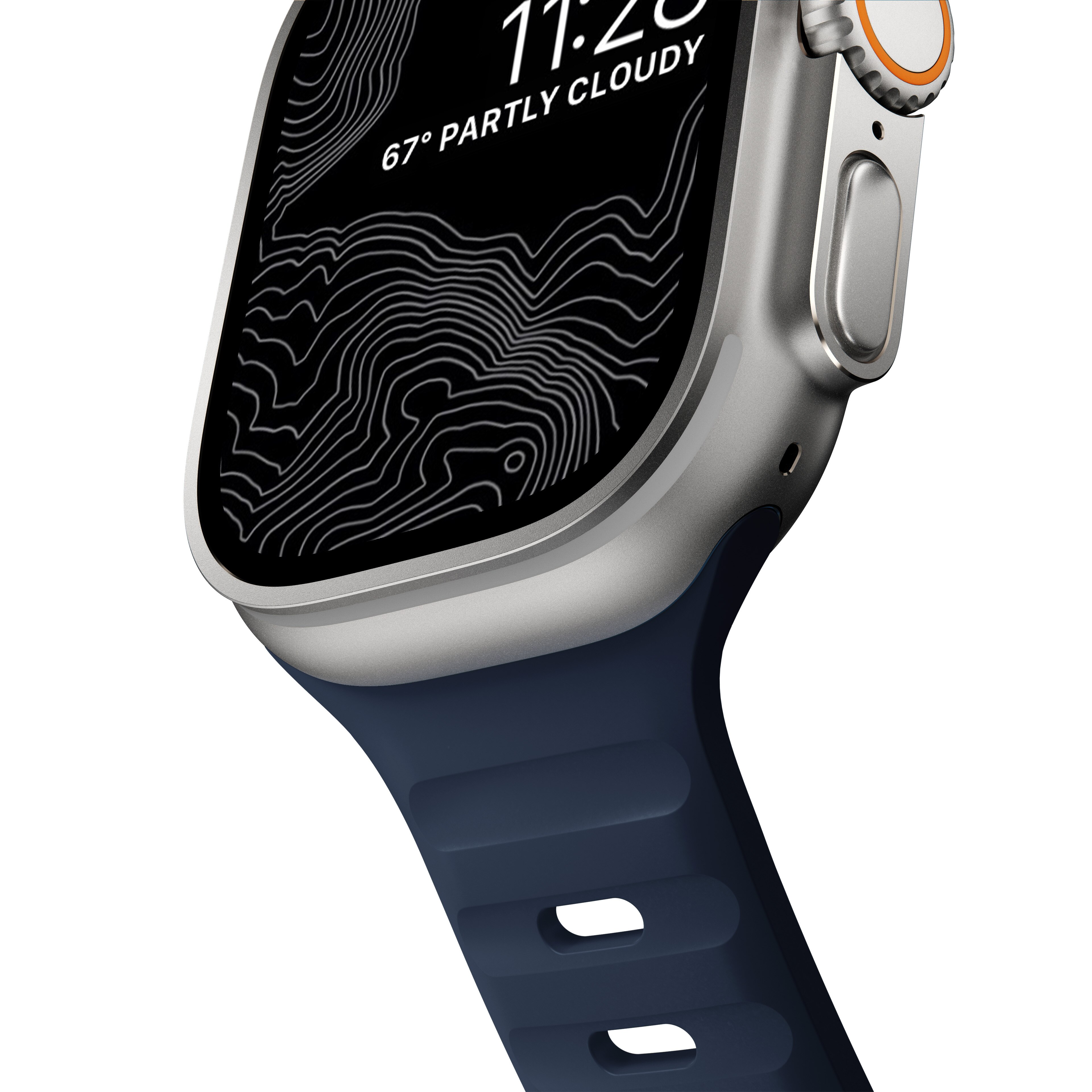 Apple Watch 45mm Series 9 Sport Band Atlantic Blue