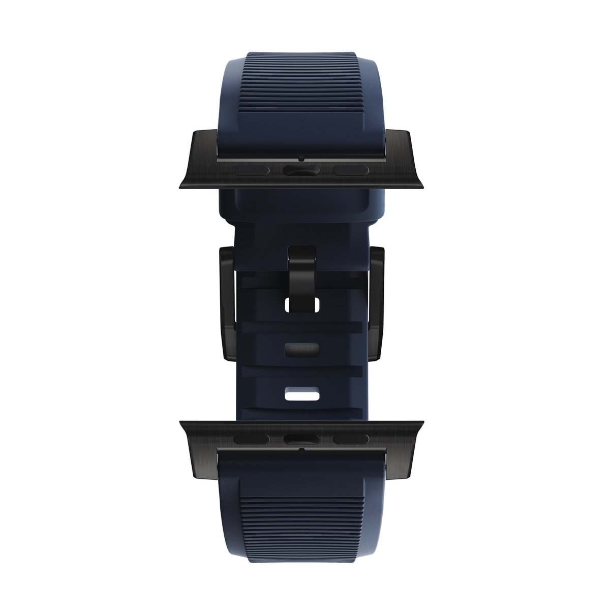Apple Watch Series 10 46mm Rugged Band Atlantic Blue (Black Hardware)