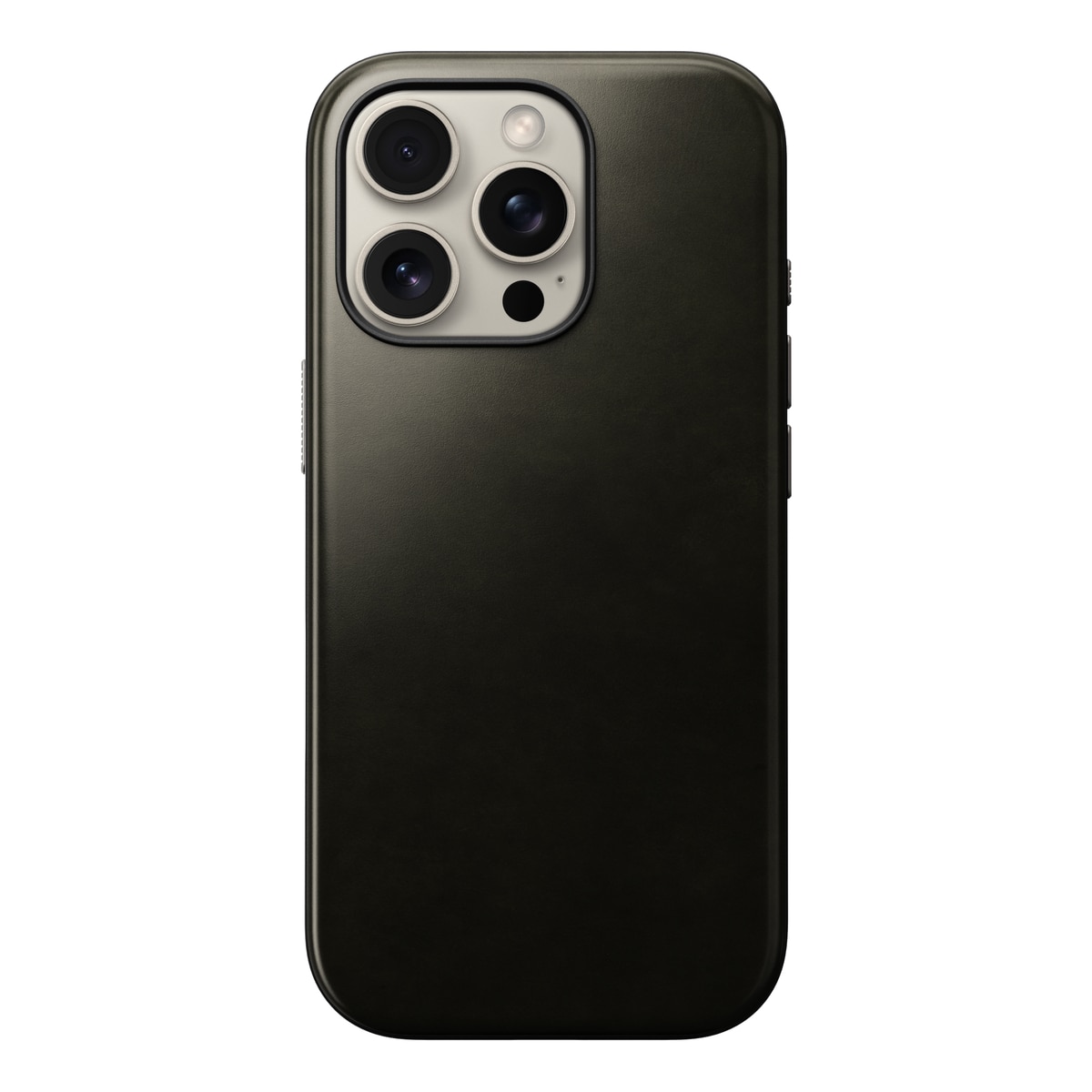 iPhone 16 Pro Modern Case Horween Leather MagSafe Green Chrome