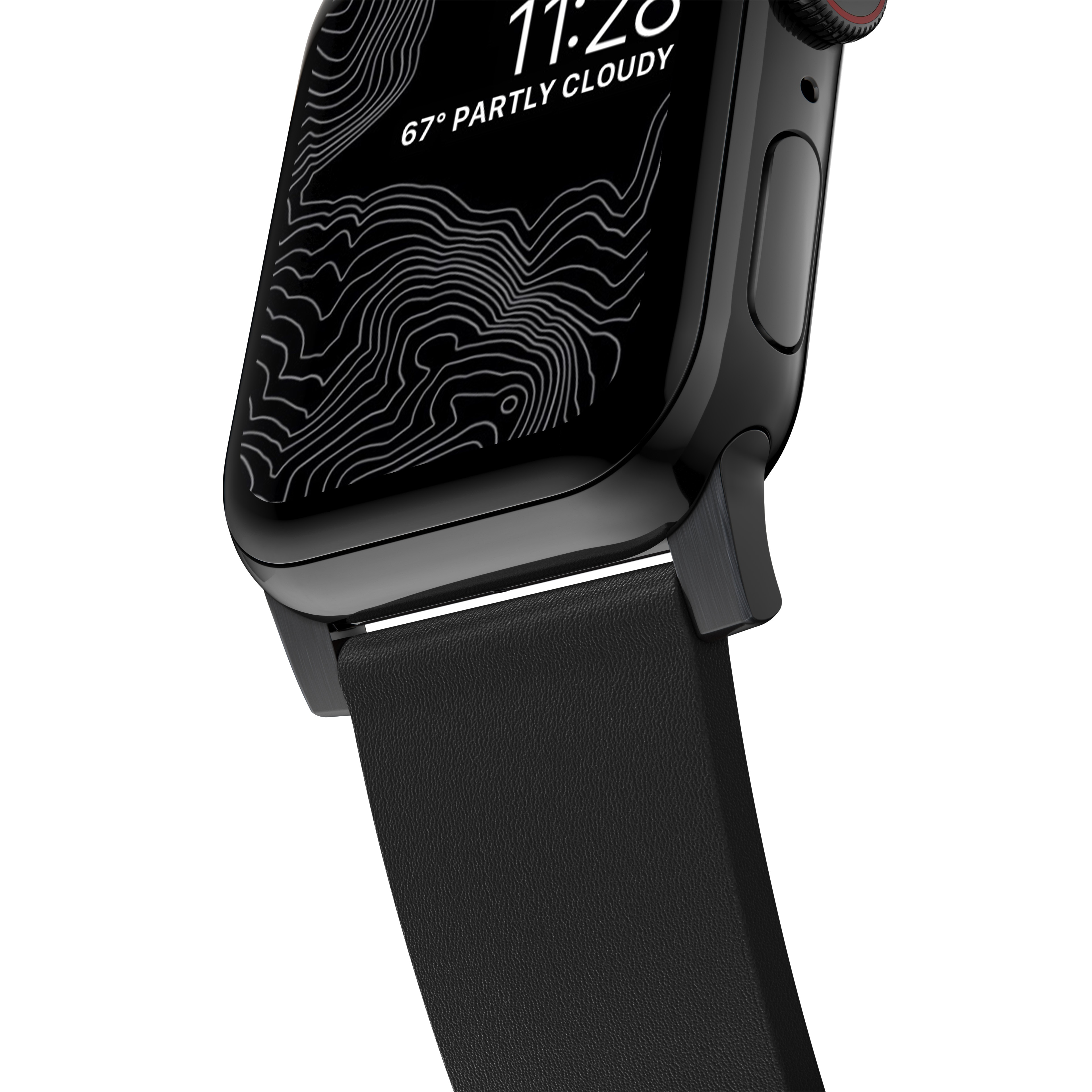 Active Band Pro Apple Watch SE 44mm Black (Black Hardware)