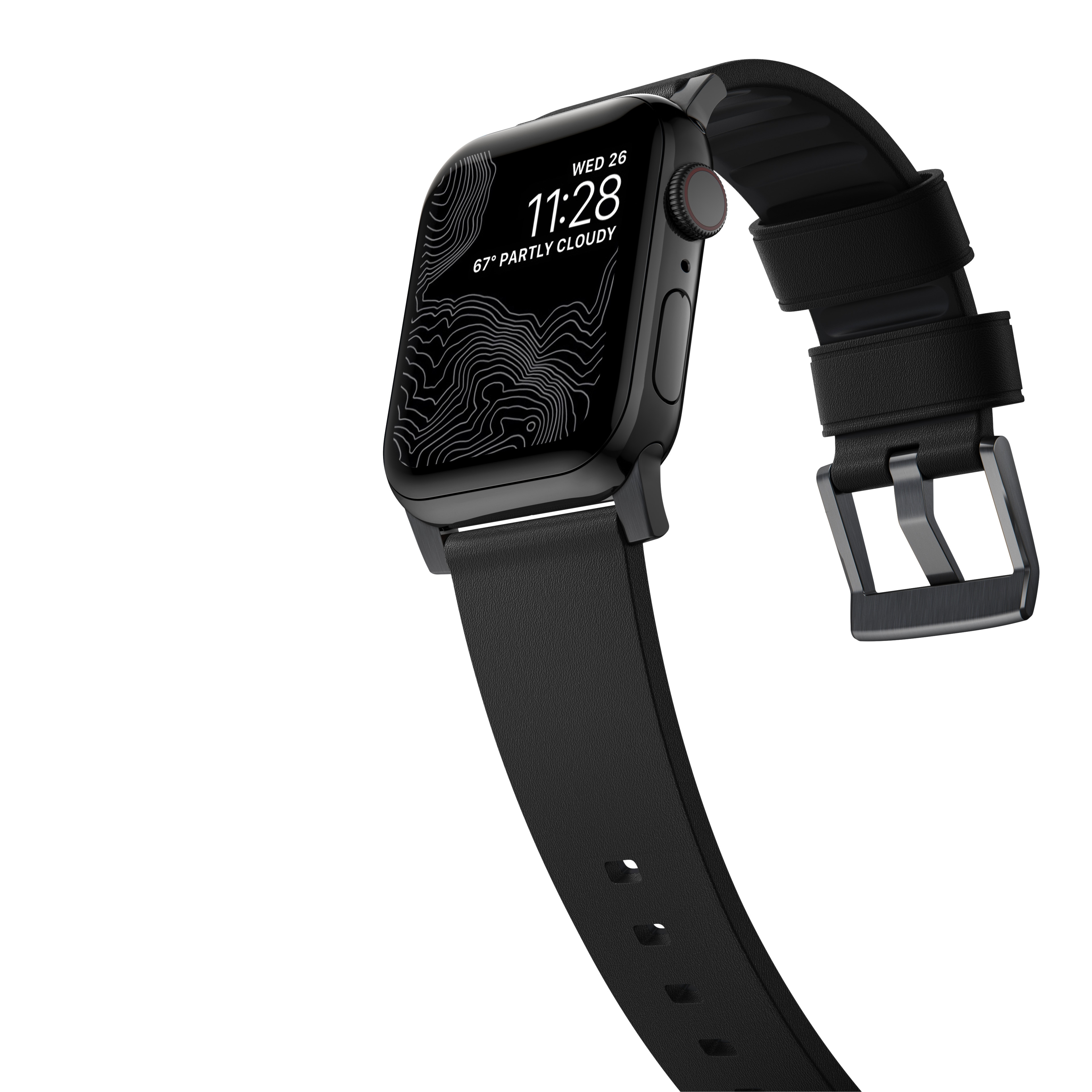 Active Band Pro Apple Watch 42mm Black (Black Hardware)