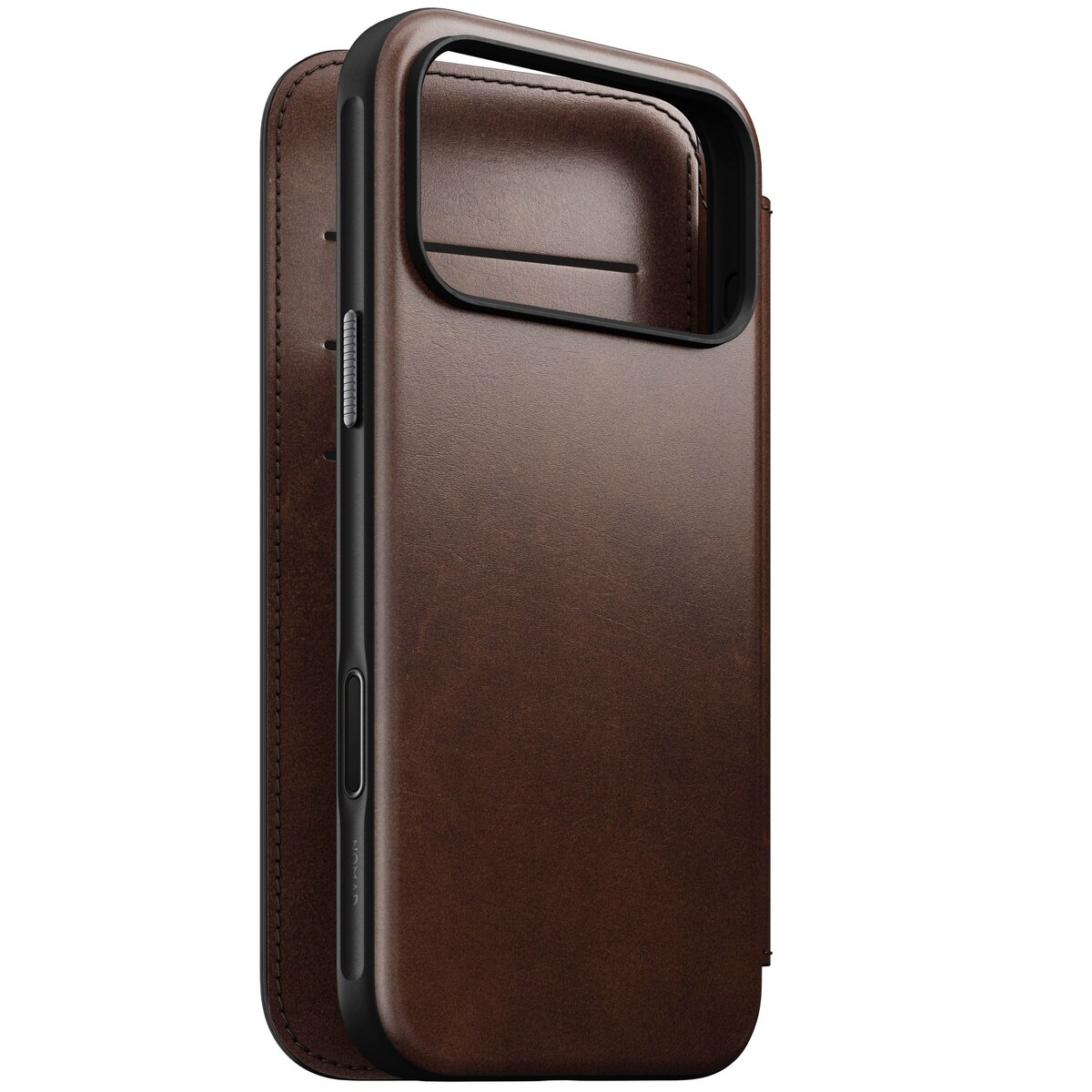 iPhone 17 Pro Max Modern Horween Leather Folio MagSafe Rustic Brown