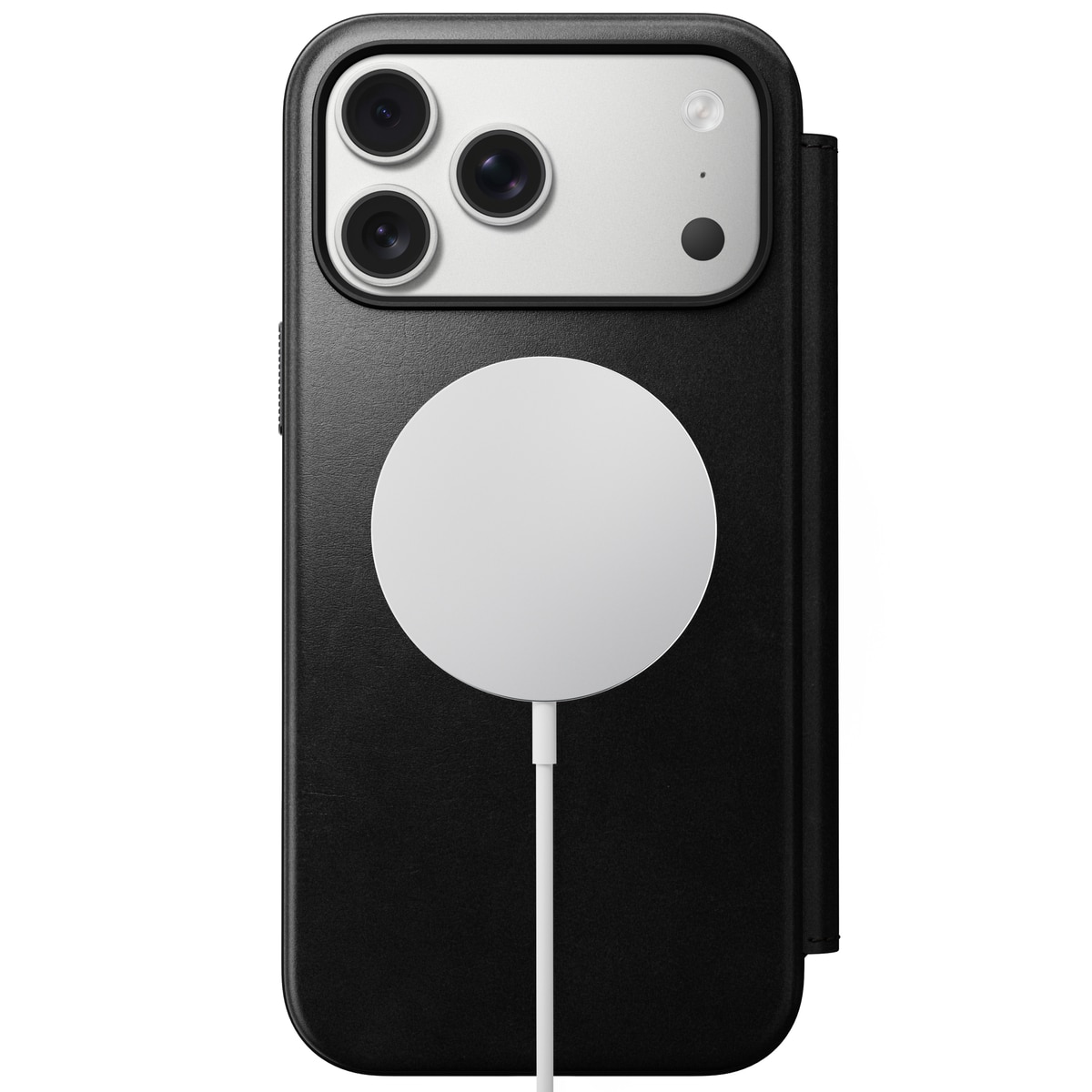 iPhone 17 Pro Max Modern Horween Leather Folio MagSafe Black