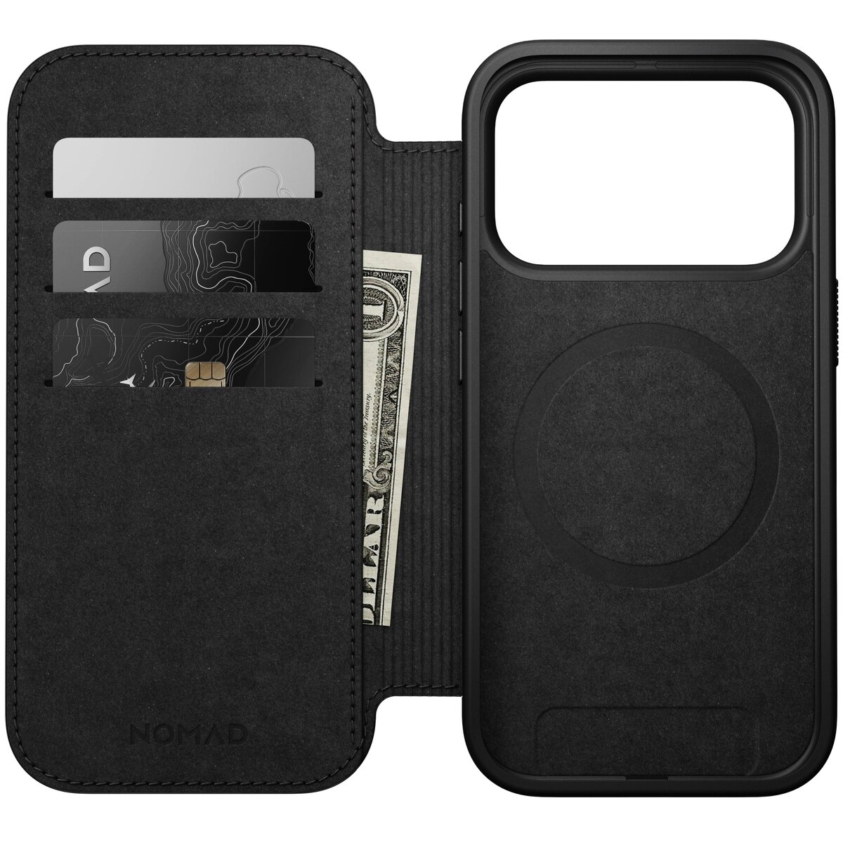 iPhone 17 Pro Modern Leather Folio MagSafe Black