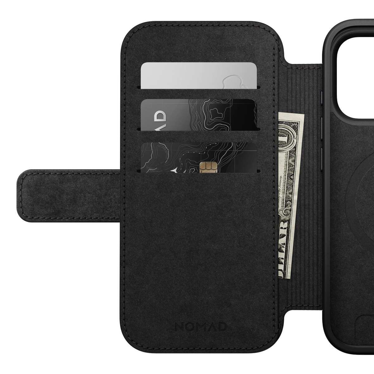 iPhone 17 Pro Modern Leather Folio MagSafe Black