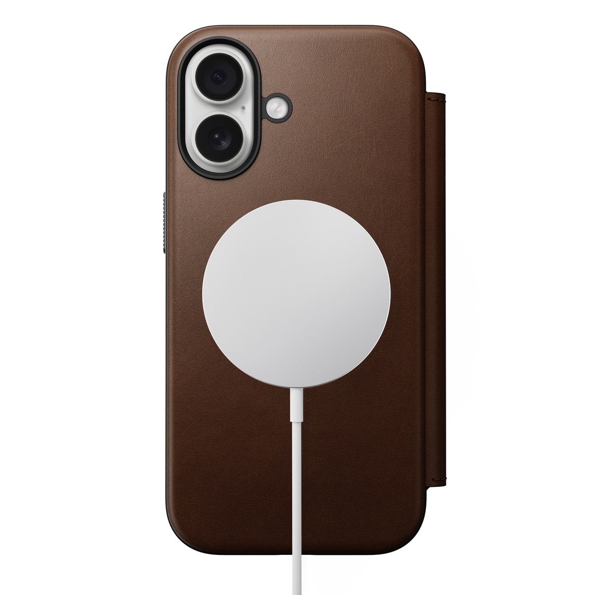 iPhone 17 Modern Leather Folio MagSafe Brown