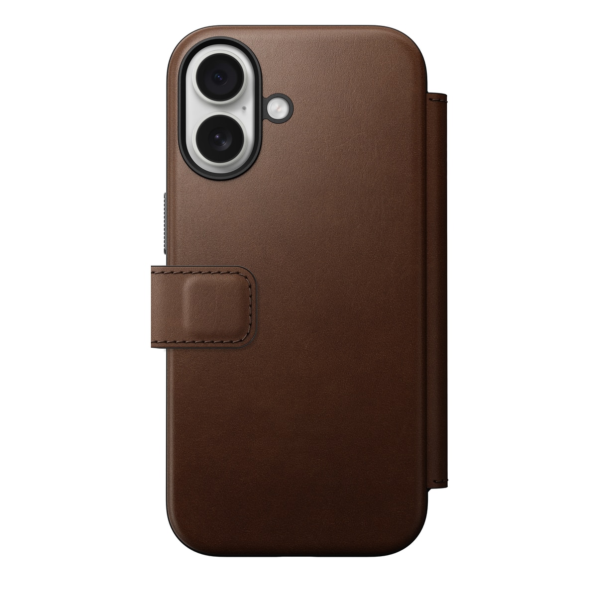 iPhone 17 Modern Leather Folio MagSafe Brown