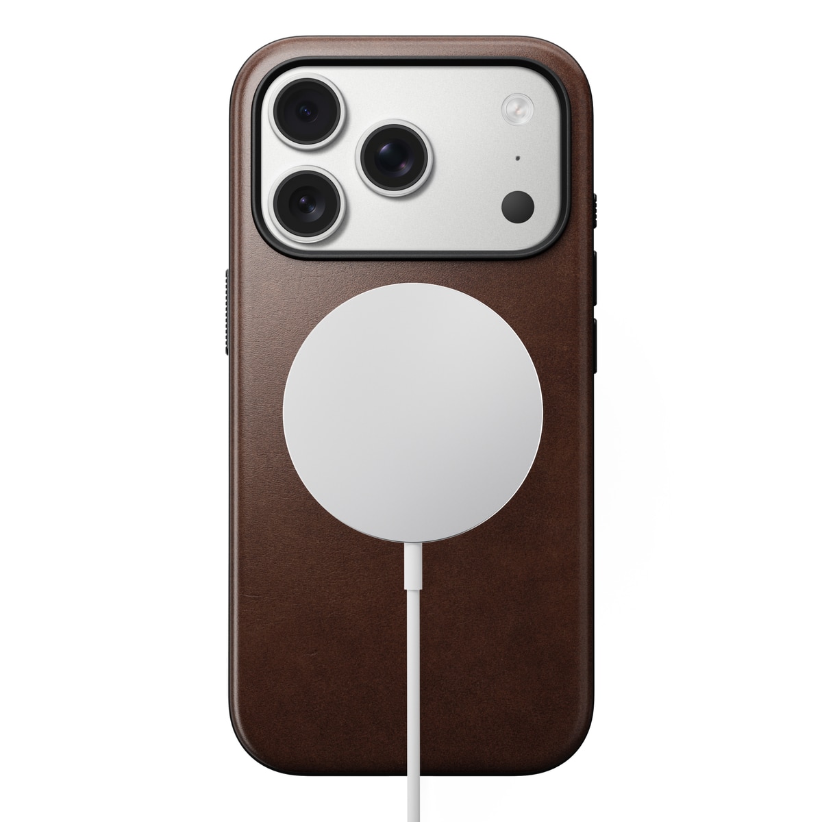 iPhone 17 Pro Modern Case Horween Leather MagSafe Rustic Brown