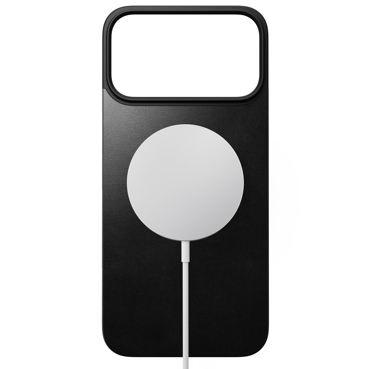 iPhone 17 Pro Max Magnetic Leather Back Black