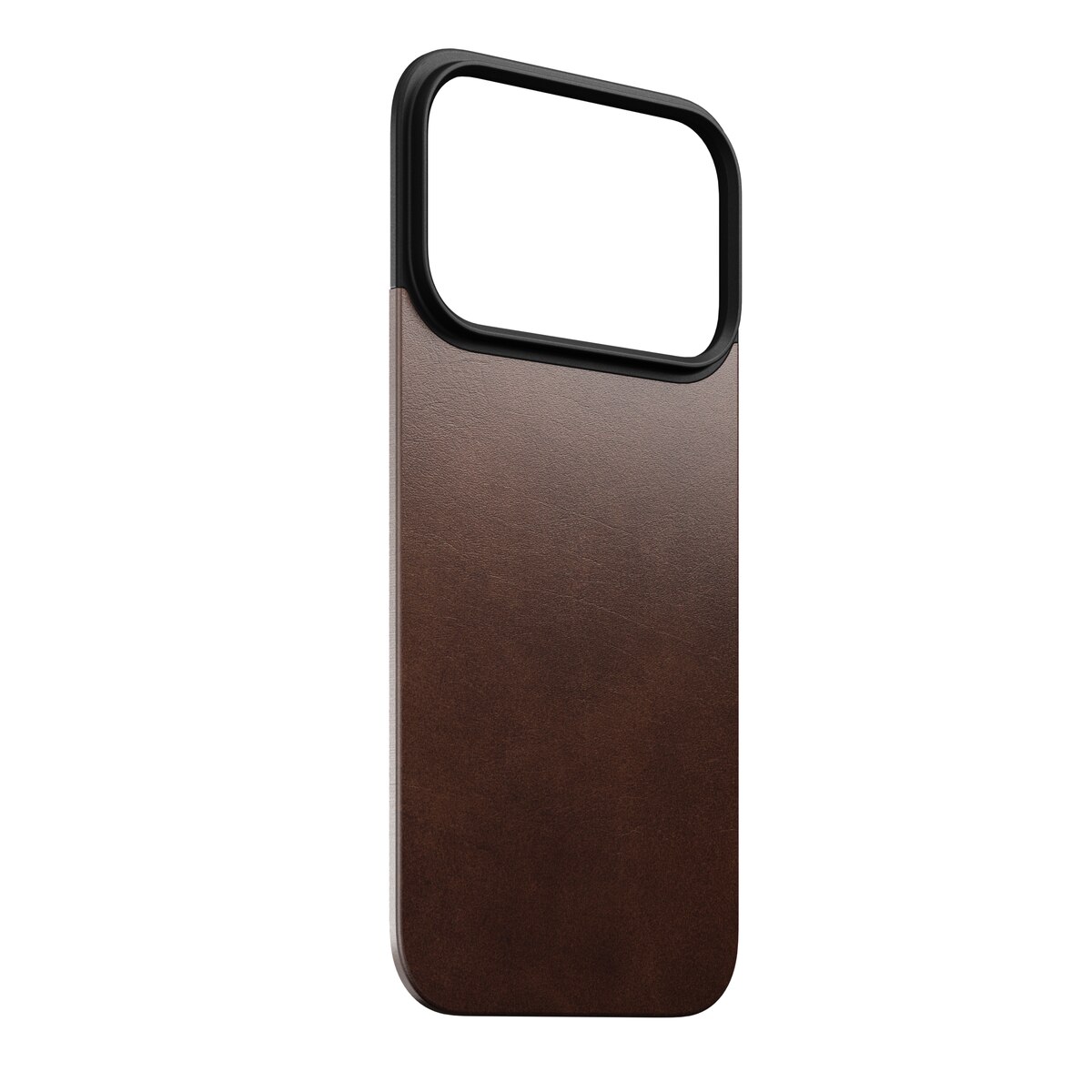 iPhone 17 Pro Magnetic Leather Back Rustic Brown