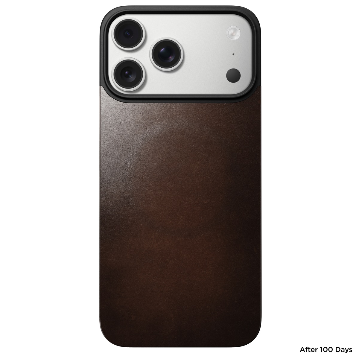 iPhone 17 Pro Max Magnetic Leather Back Rustic Brown