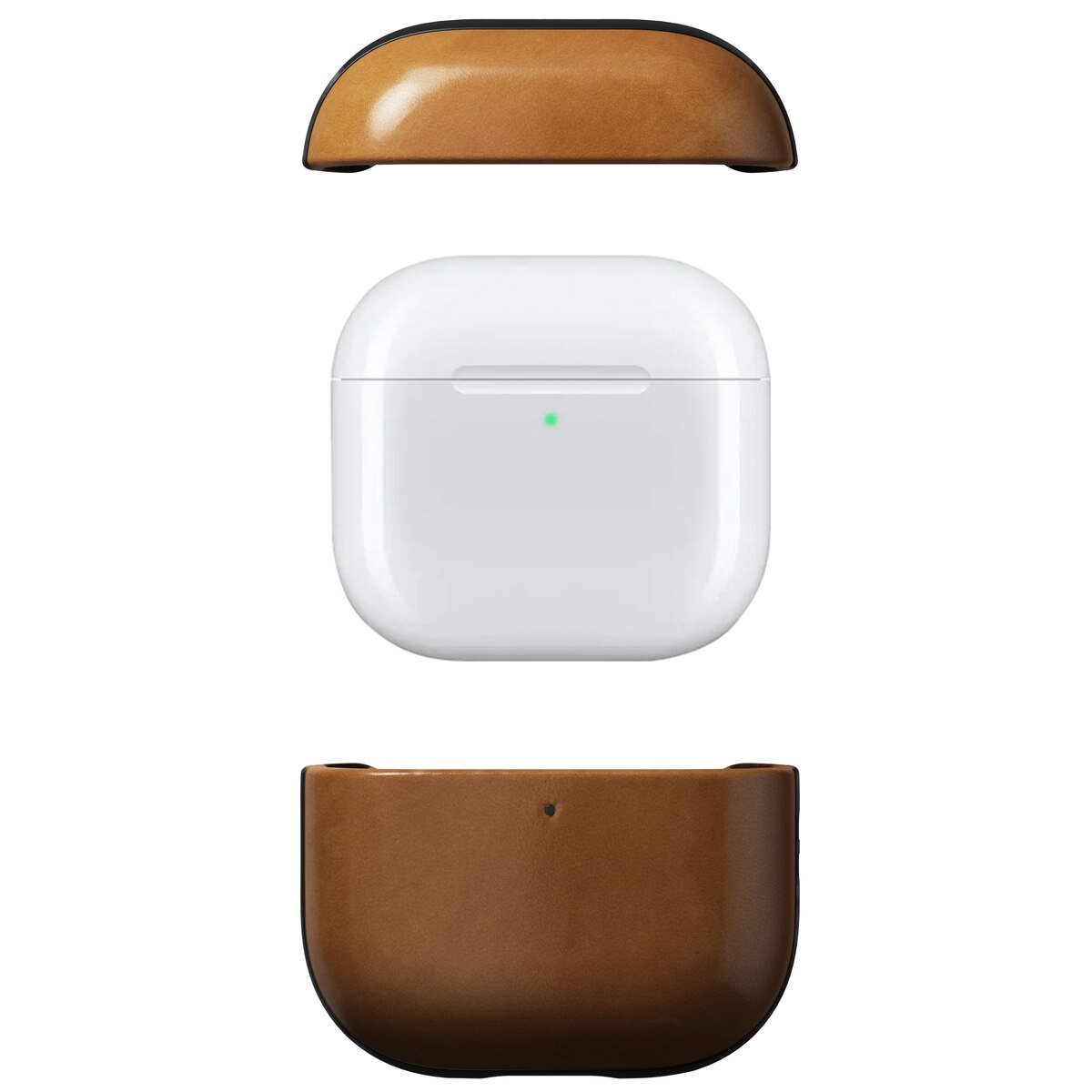 Apple AirPods 4 Modern Case Leather English Tan-C