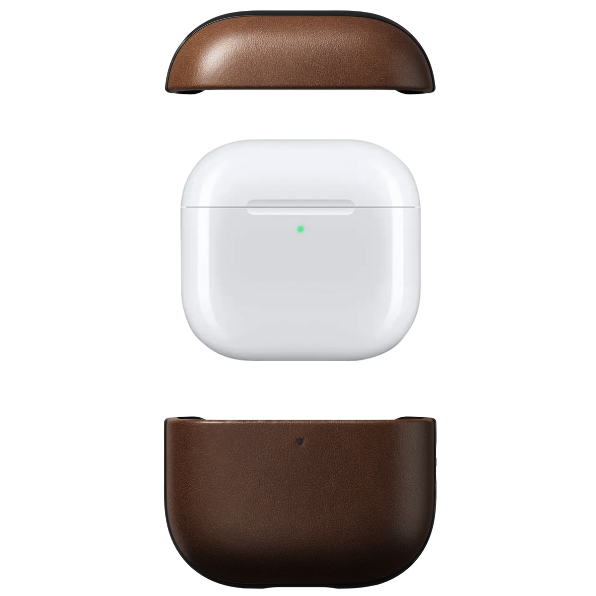 Apple AirPods 4 Modern Case Leather Brown