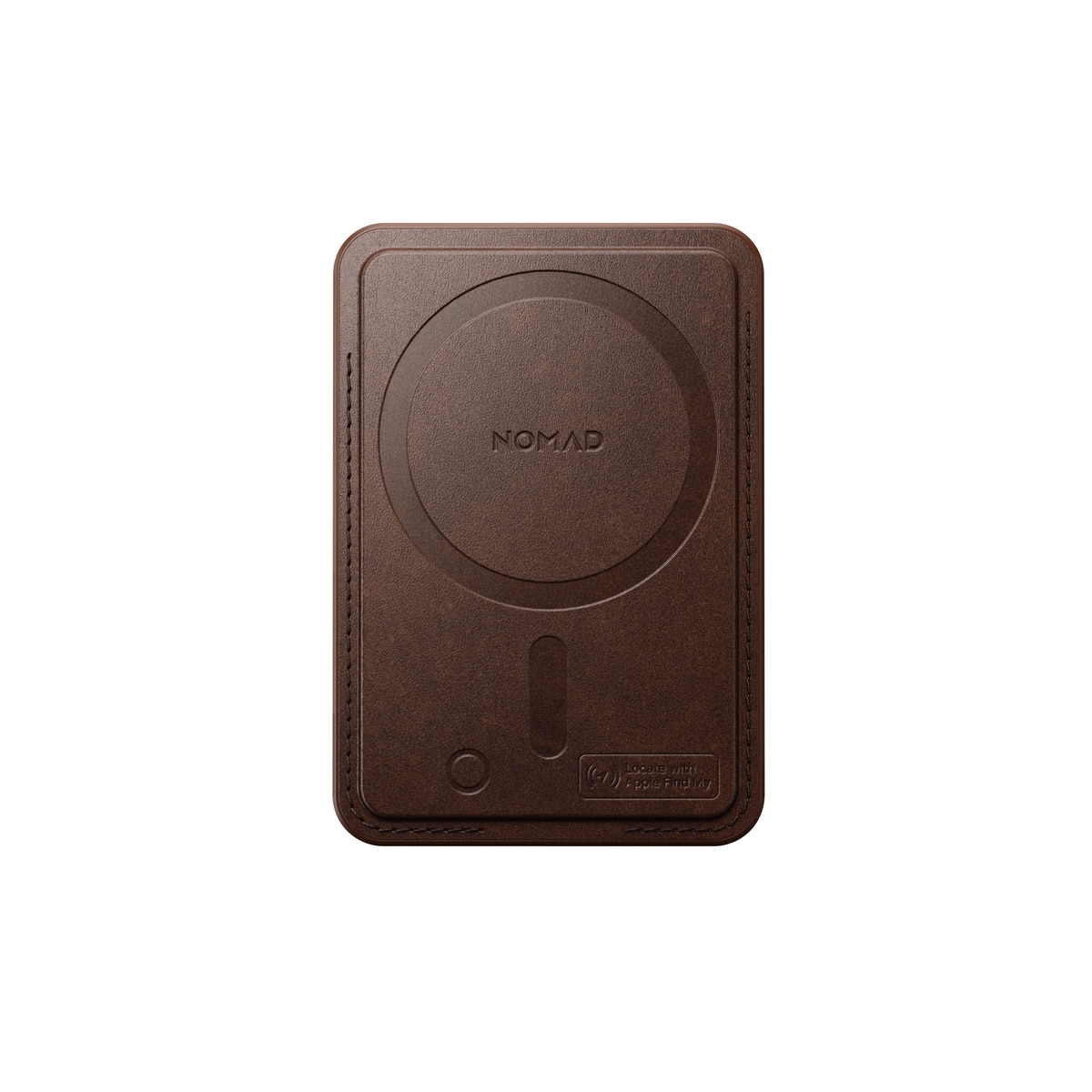 Mag Wallet with Tracking Horween Leather Rustic Brown