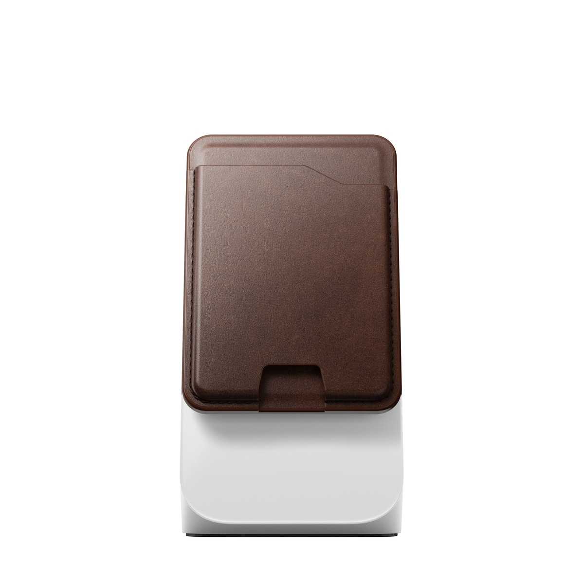 Mag Wallet with Tracking Horween Leather Rustic Brown
