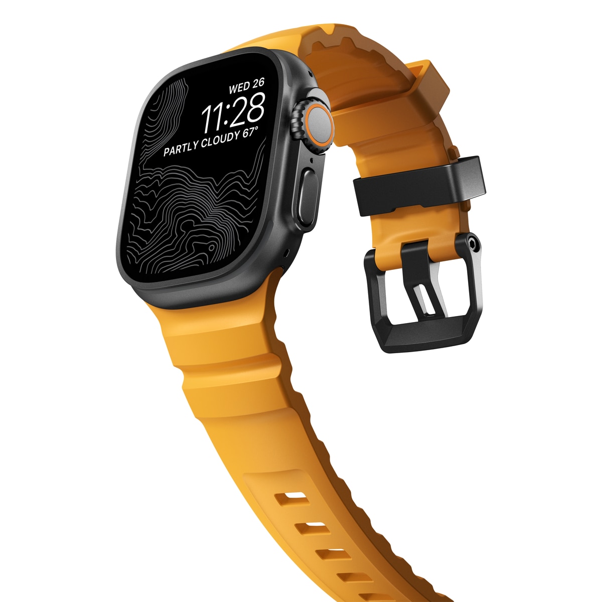 Apple Watch Series 4-6 44mm Rocky Point Band Sol (Black Hardware)