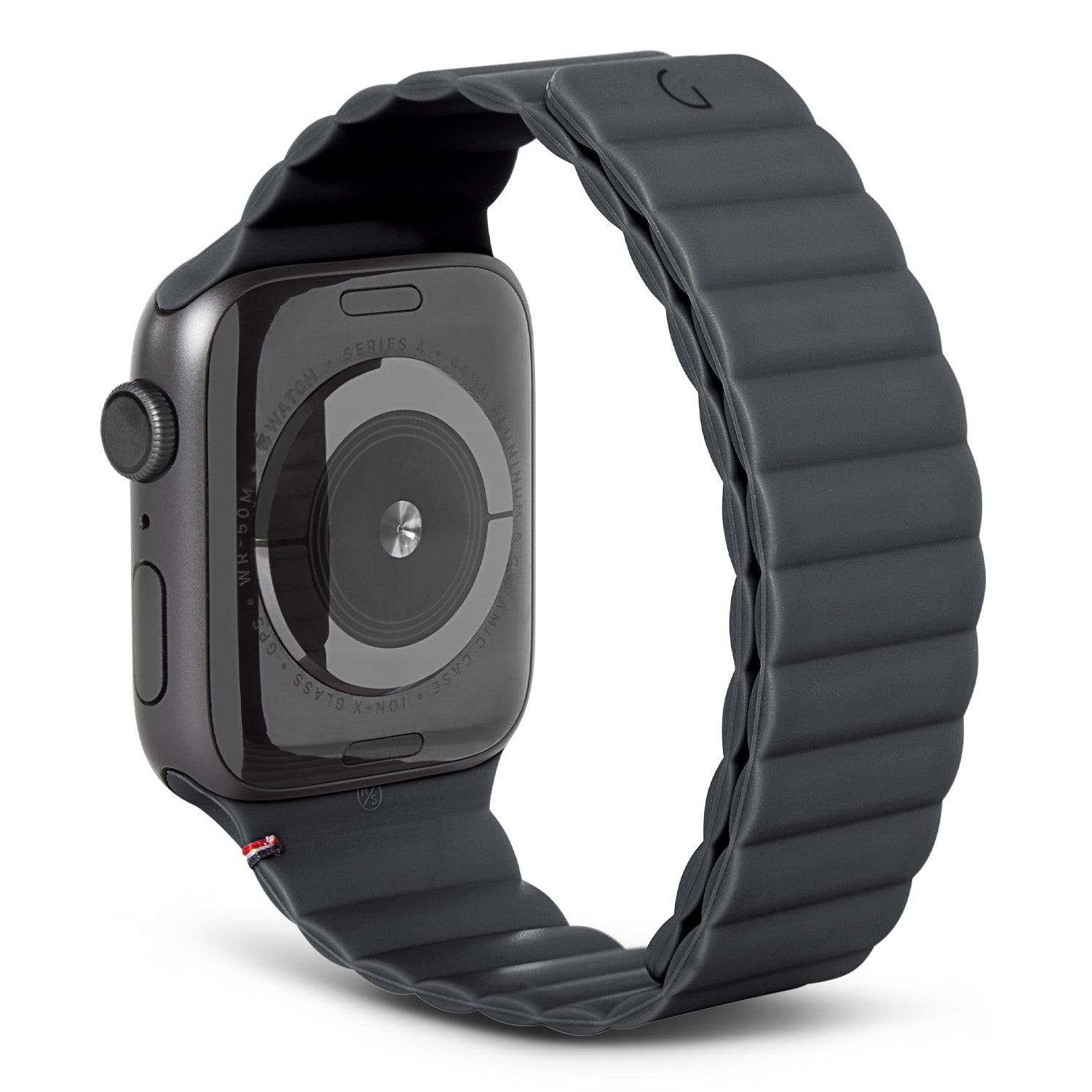 Silicone Magnetic Traction Strap Lite Apple Watch 44mm Charcoal