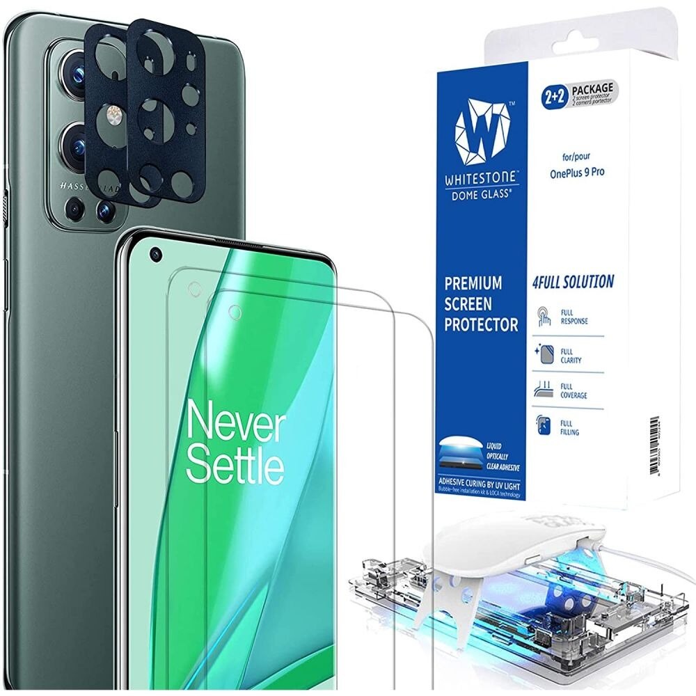 Dome Glass Screen And Camera Protector Oneplus 9 Pro (2+2pack)