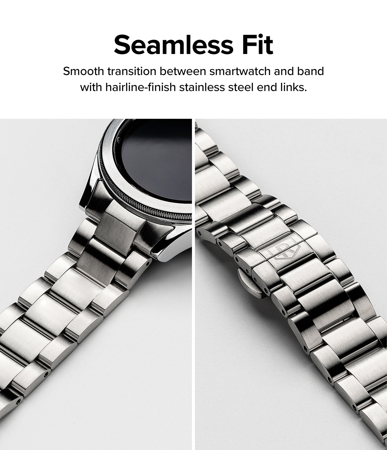Metal One Armband Samsung Galaxy Watch 4 Classic 46mm Silver