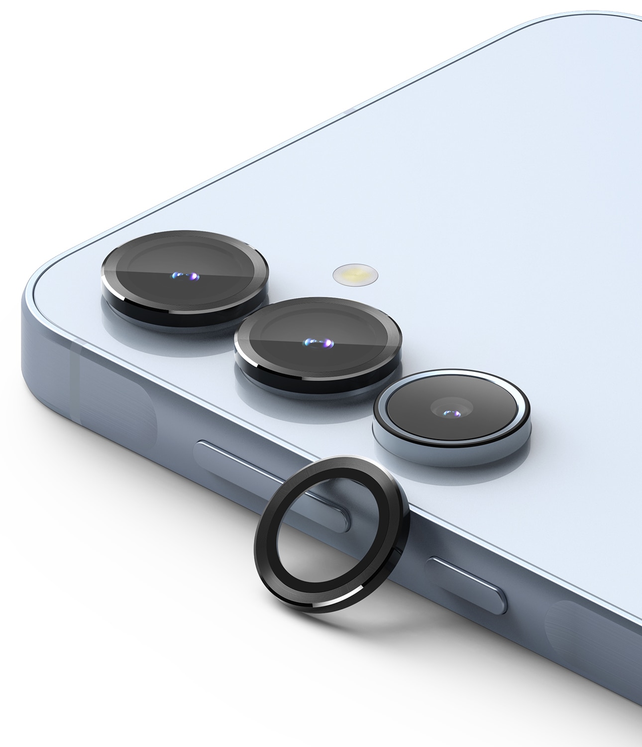 Camera Lens Frame Glass Samsung Galaxy A35 Svart