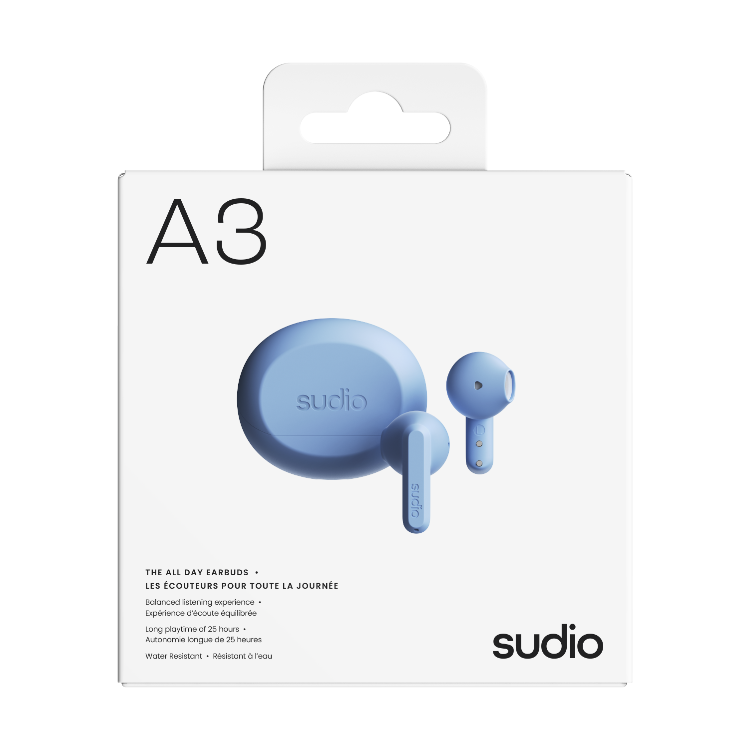 A3 Trådlösa In-ear Hörlurar Blå