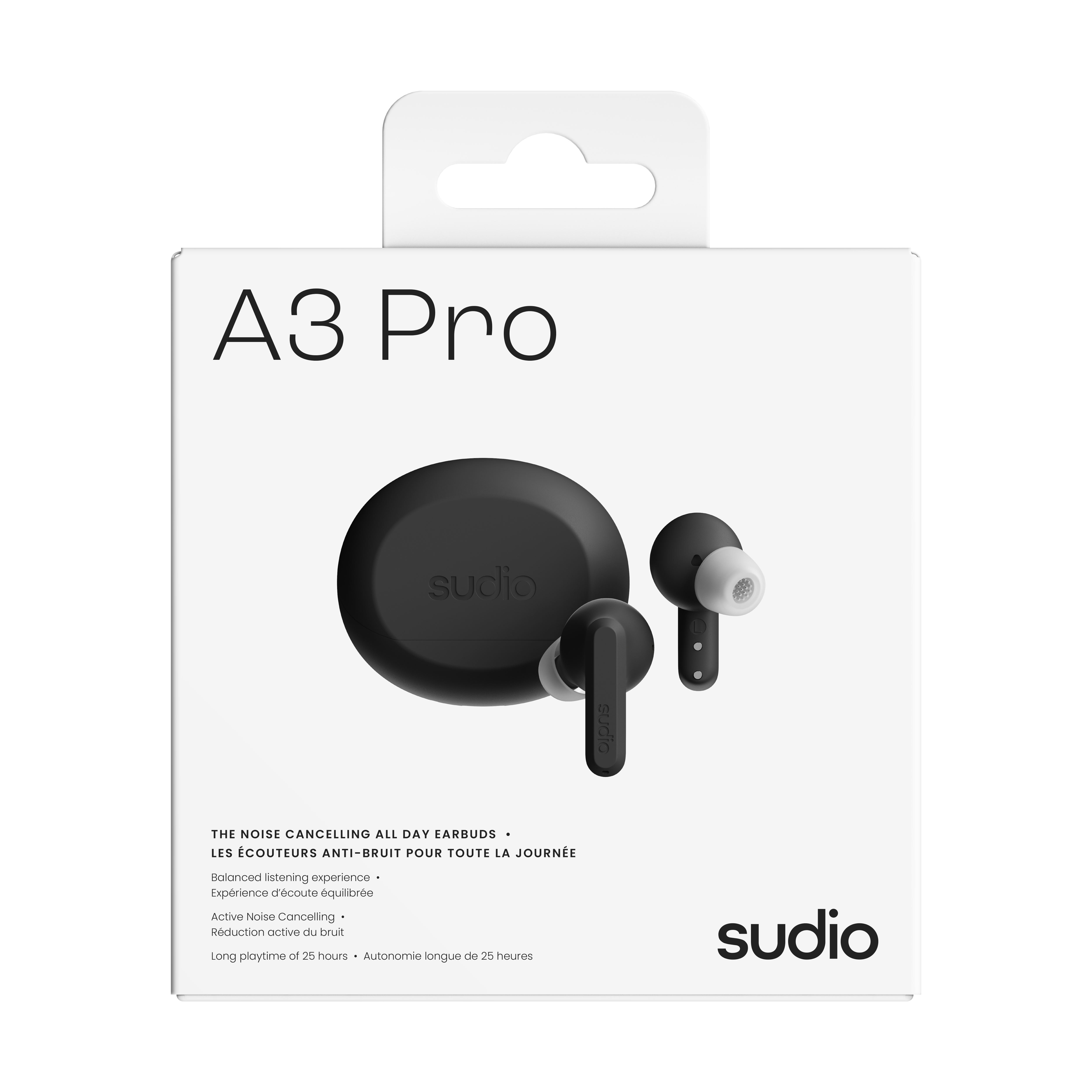 A3 Pro Trådlösa In-ear Hörlurar Svart