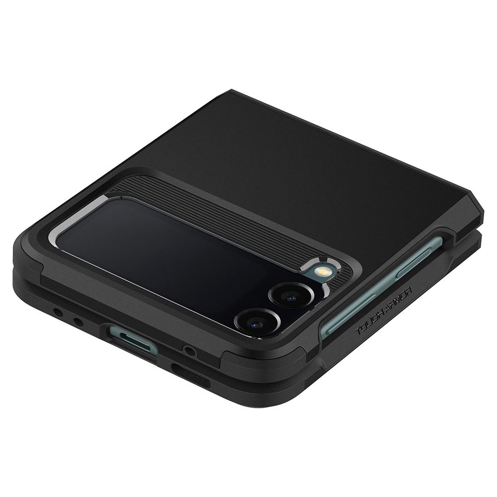 Galaxy Z Flip 3 Case Tough Armor Black