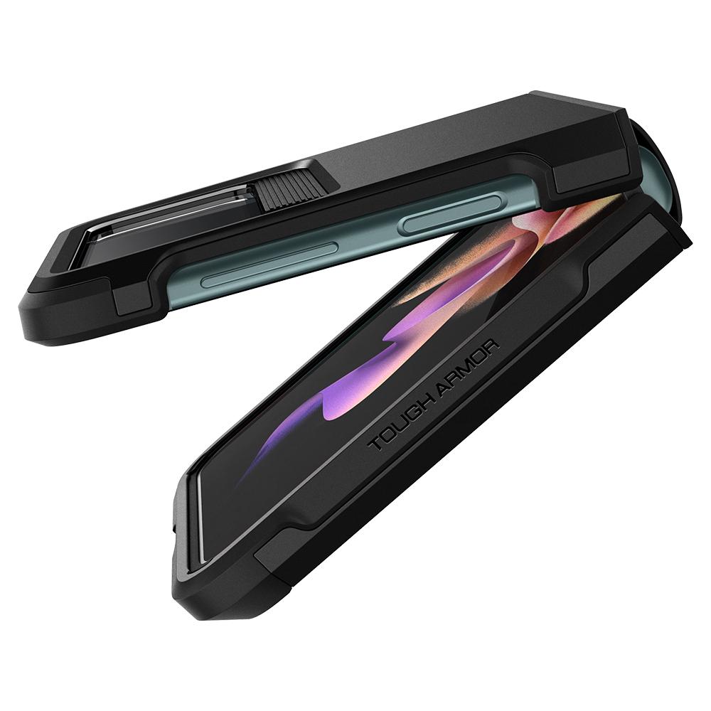 Galaxy Z Flip 3 Case Tough Armor Black