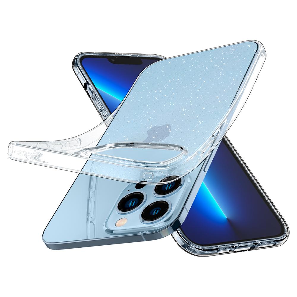iPhone 13 Pro Max Case Liquid Crystal Glitter Crystal