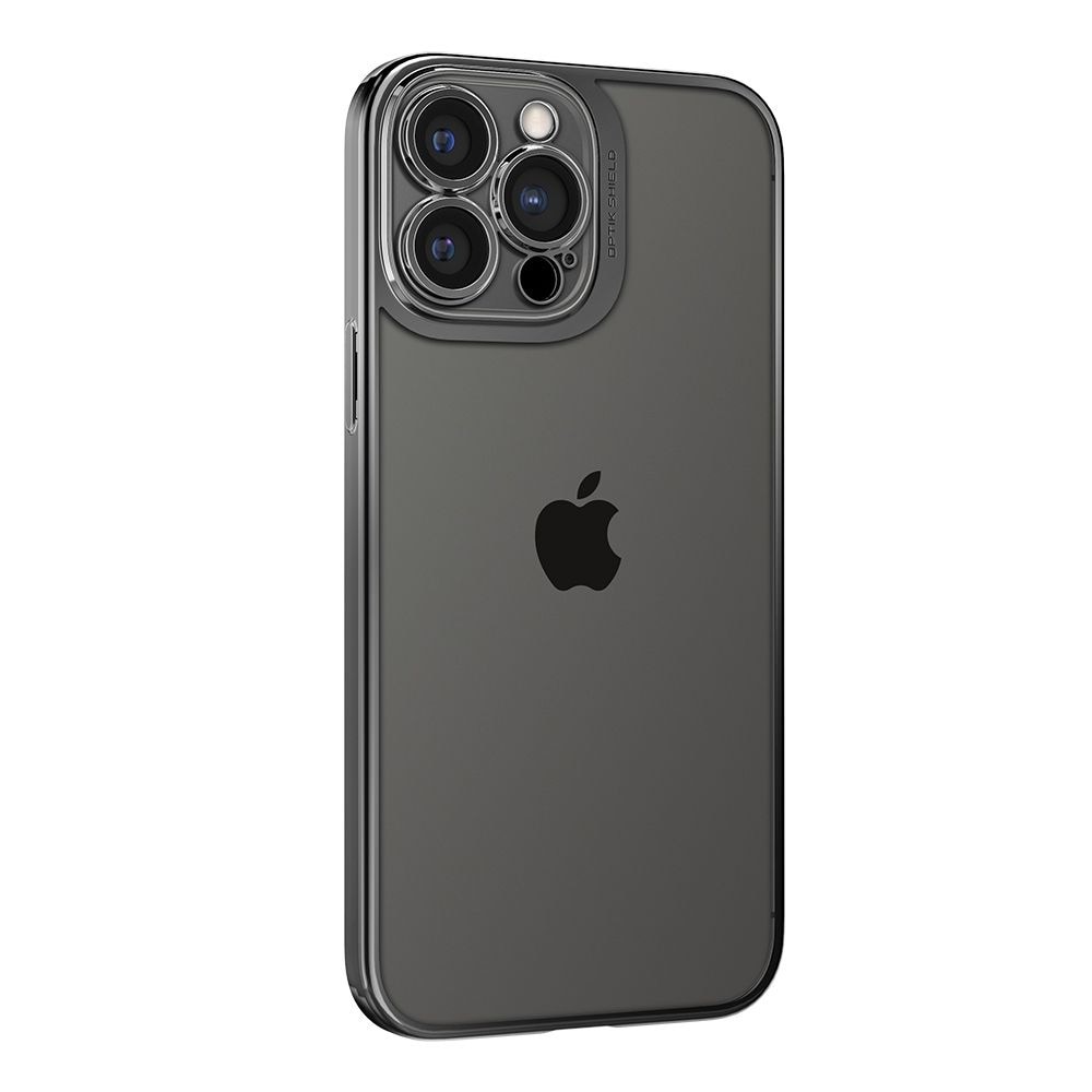 Optik Crystal iPhone 13 Pro Max Chrome Grey