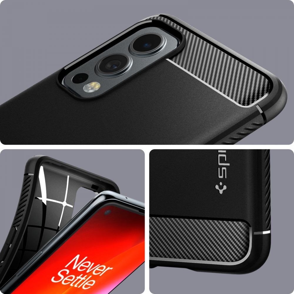 OnePlus Nord 2 5G Case Rugged Armor Black