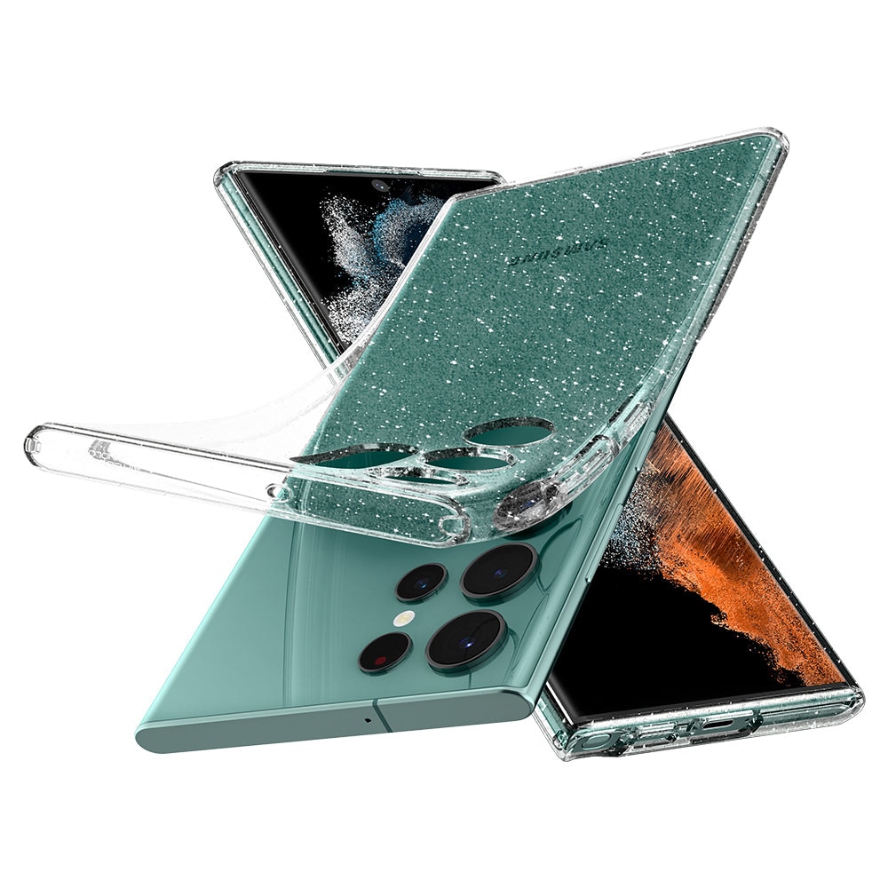 Galaxy S22 Ultra Case Liquid Crystal Glitter Crystal