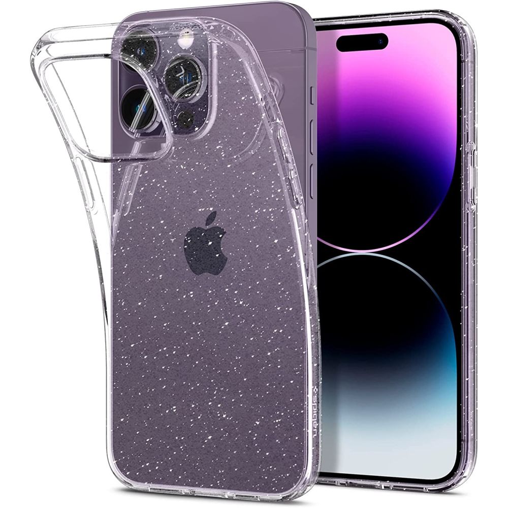 iPhone 14 Pro Max Case Liquid Crystal Glitter Crystal