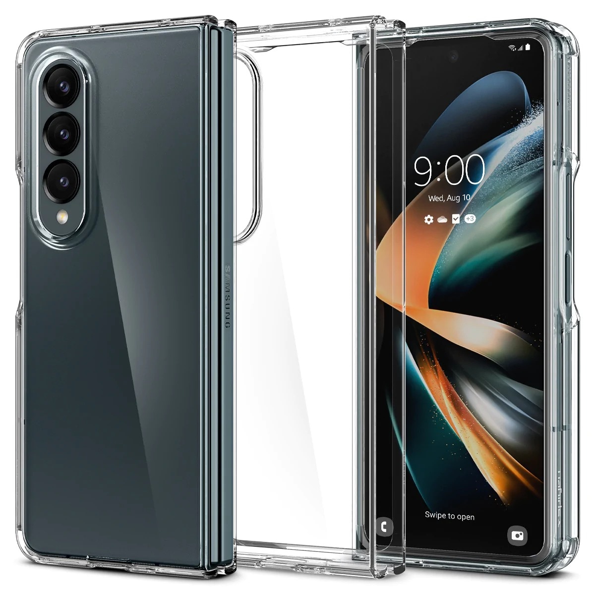 Galaxy Z Fold 4 Case Ultra Hybrid Crystal Clear