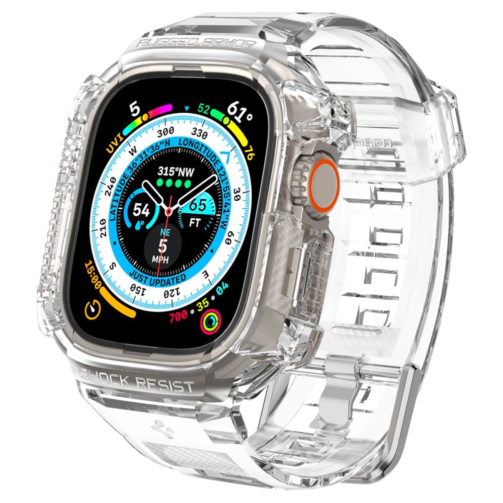 Apple Watch Ultra Case Rugged Armor Pro Crystal Clear