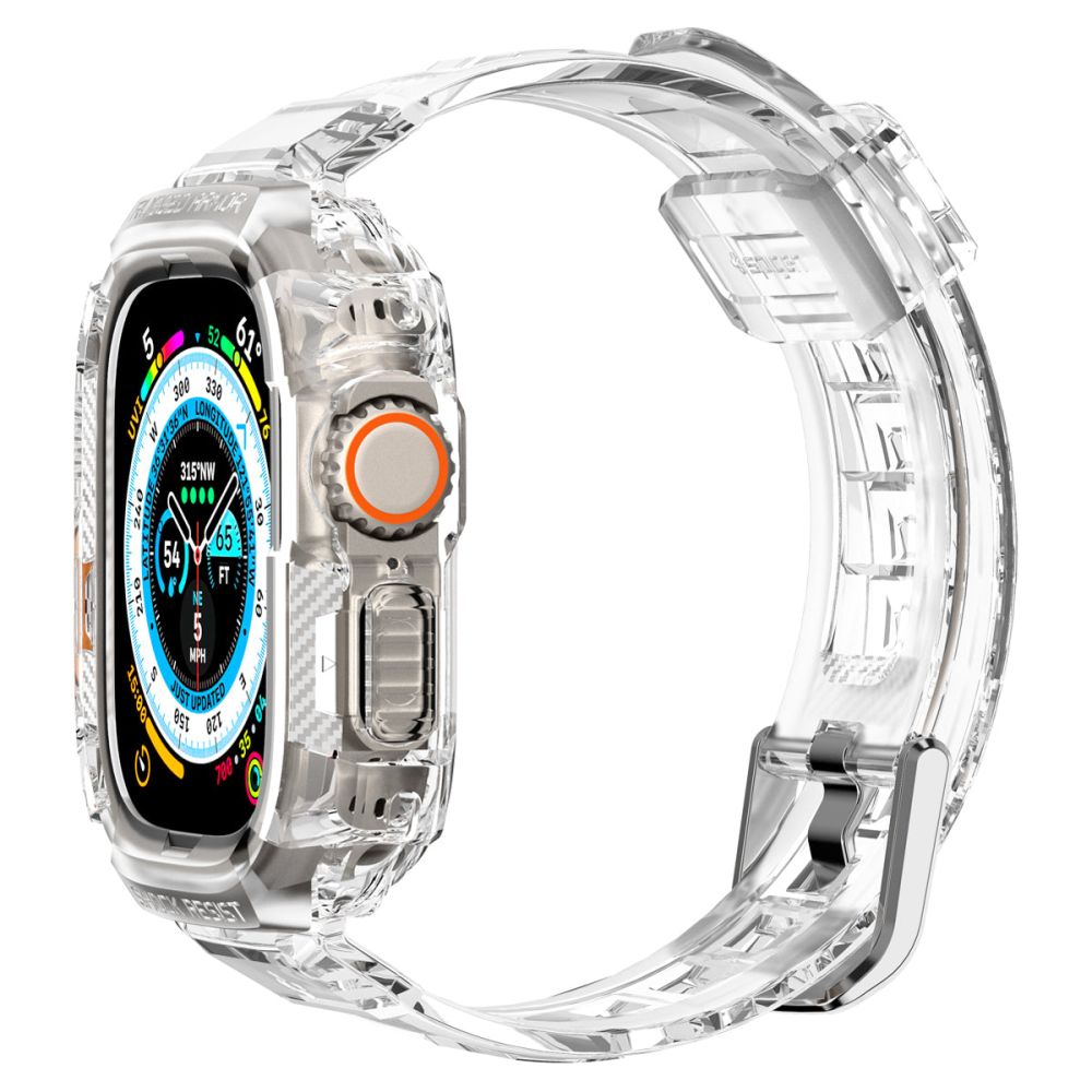 Apple Watch Ultra 2 49mm Case Rugged Armor Pro Crystal Clear